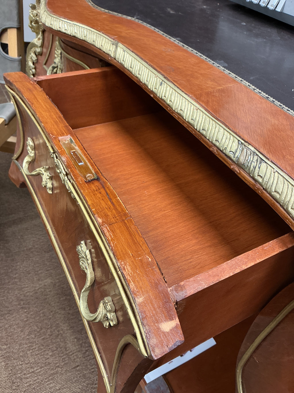 Louis xv style writing desk