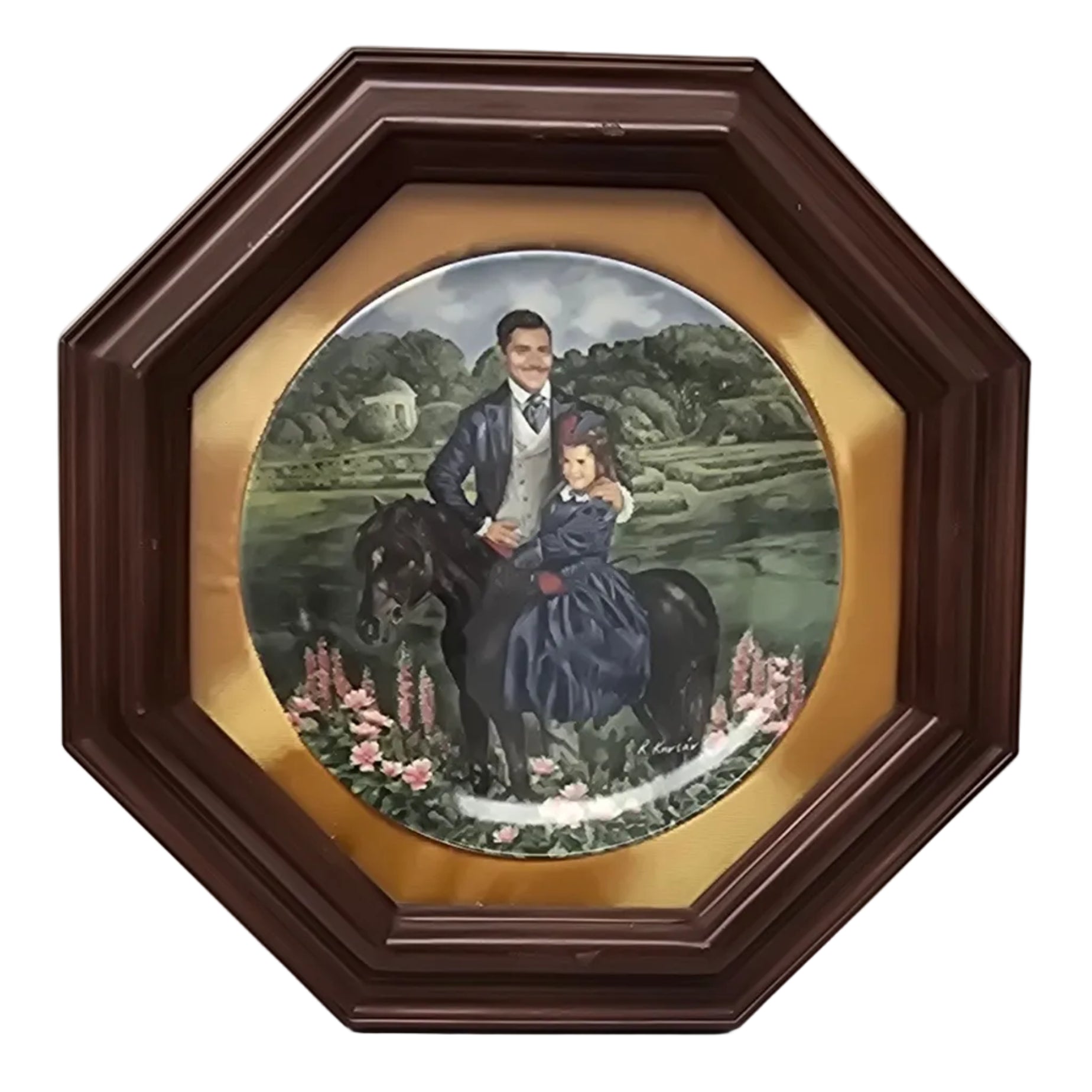 Edwin Knowles - Gone with the Wind - Bonnie and Rhett Plate