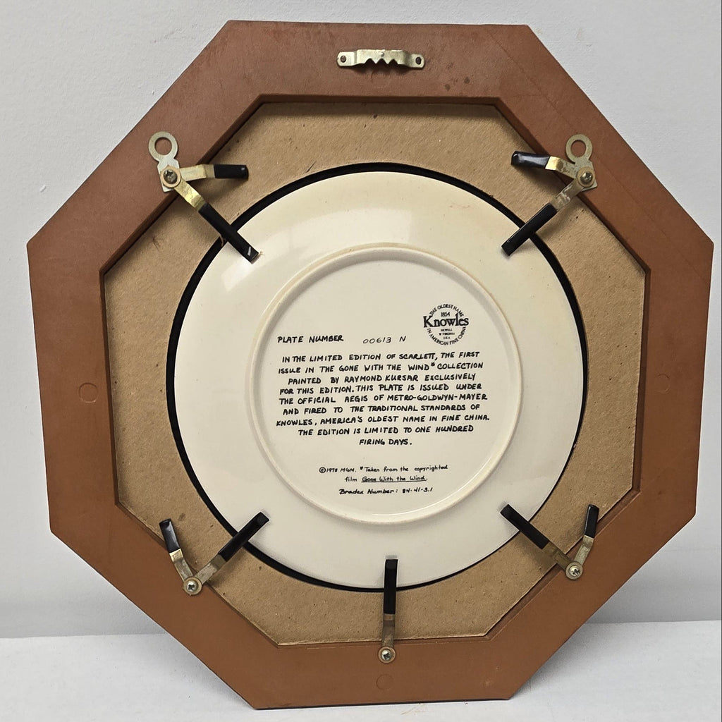 Edwin Knowles - Gone with the Wind - Scarlett Plate