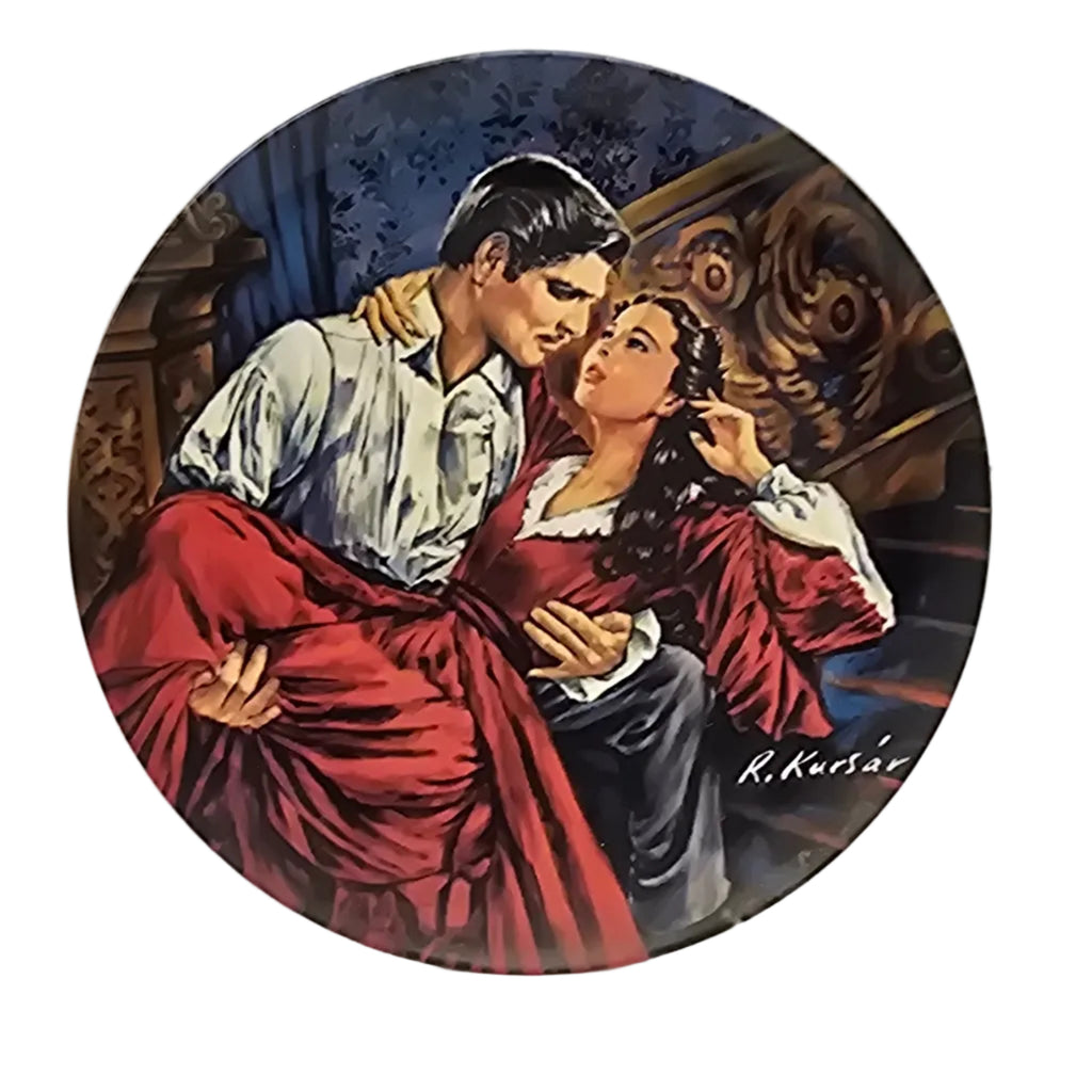 Edwin Knowles - Gone with the Wind - Scarlett and Rhett - The Finale Plate