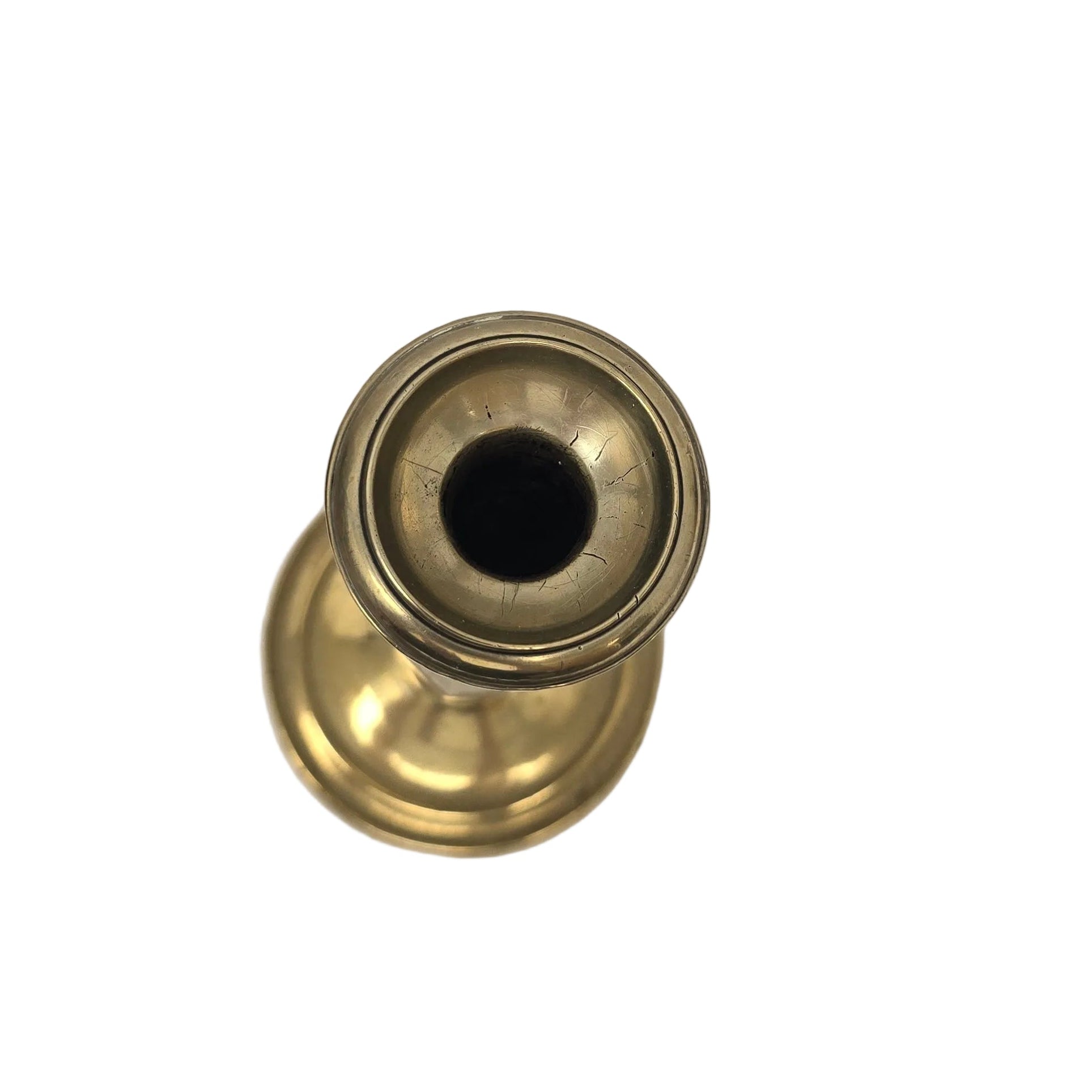 Brass finish Candlestick 8.5"