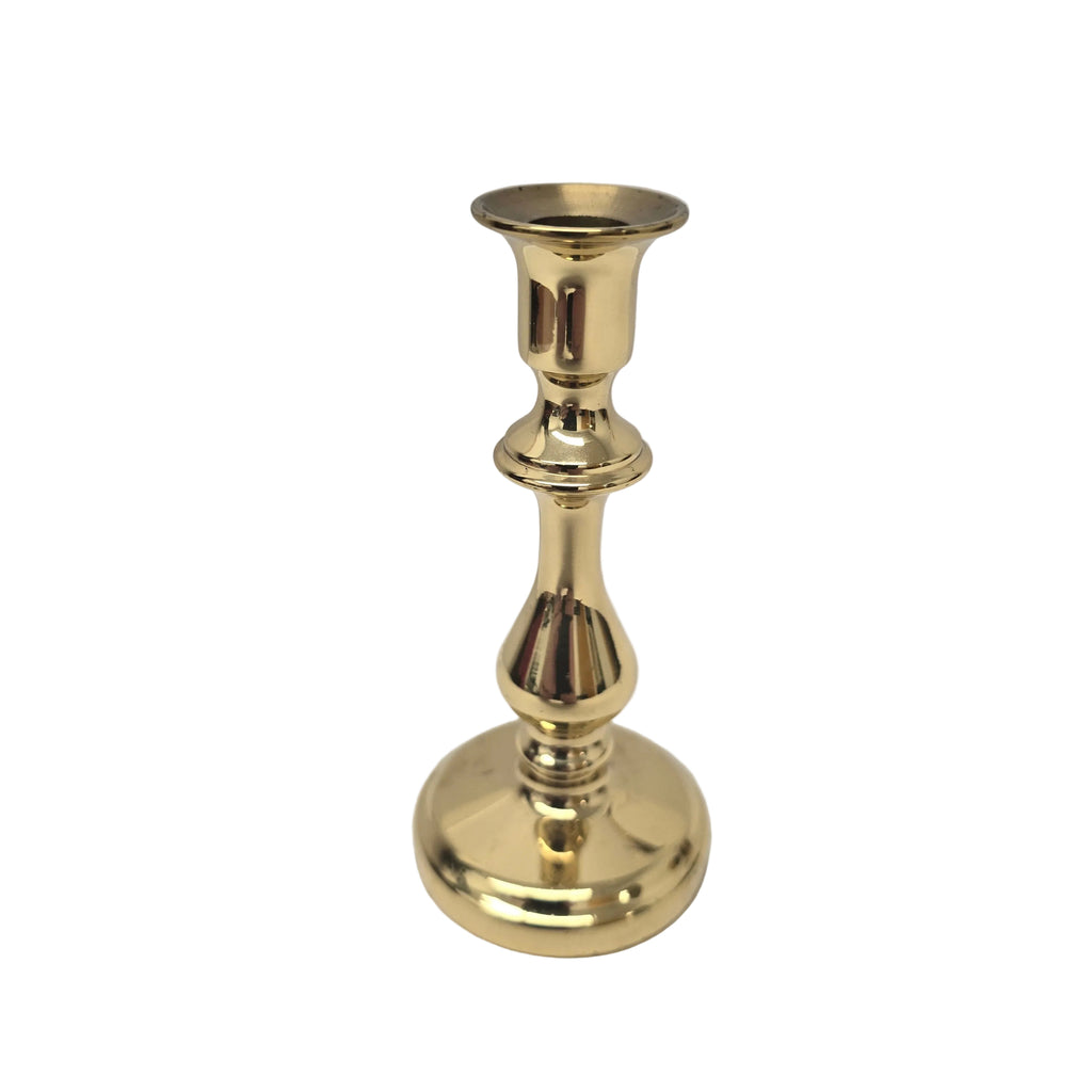 Brass finish Candlestick 4.25"
