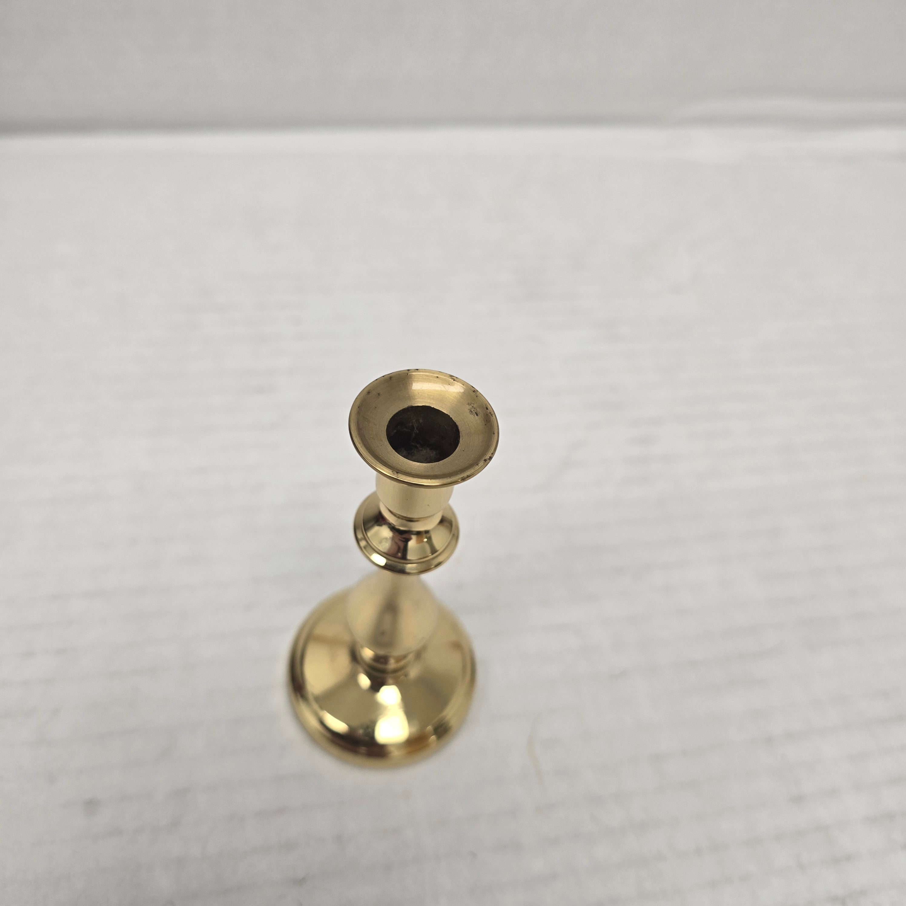 Brass finish Candlestick 4.25"