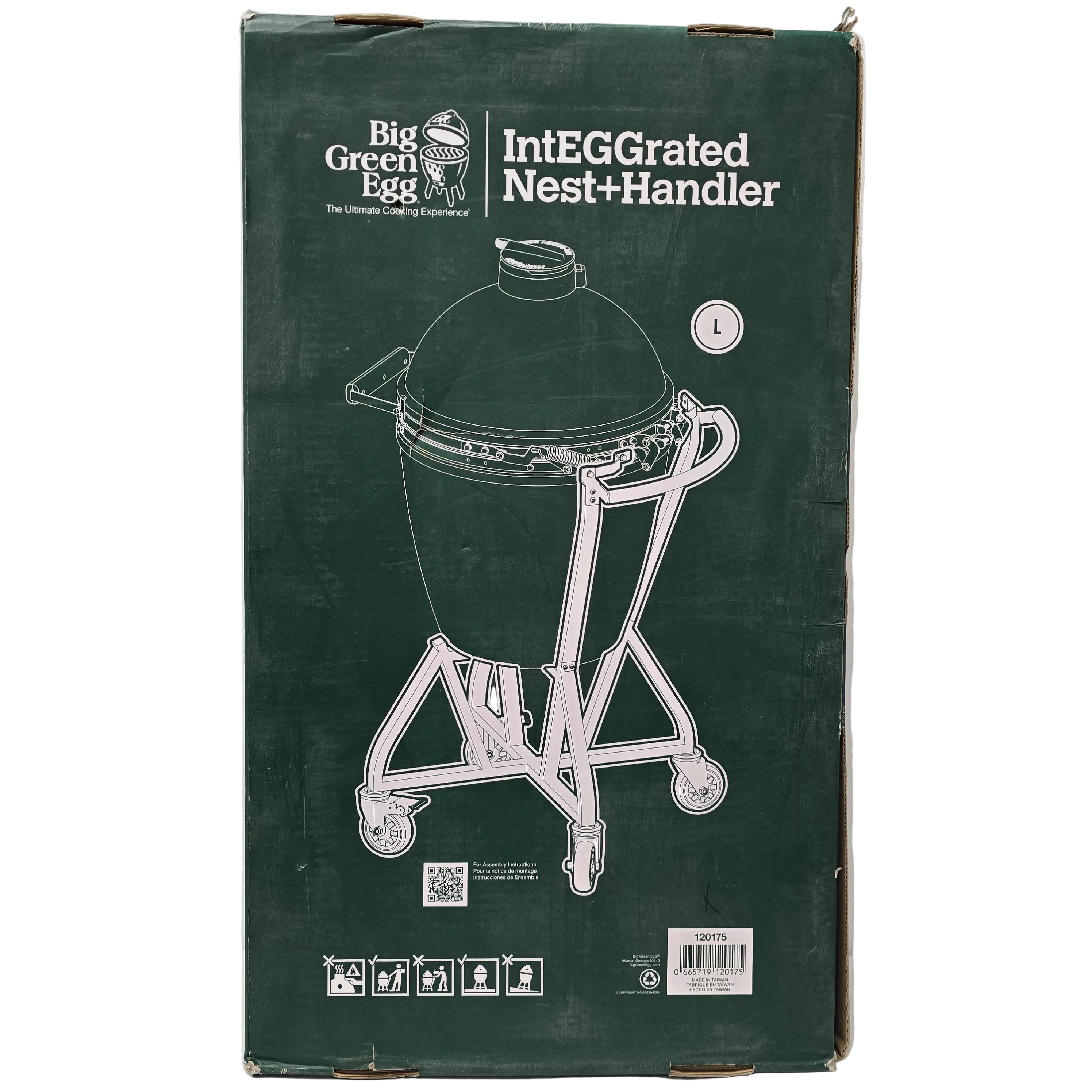 Big Green Egg IntEGGrated Nest+Handler for Large EGG (120175)