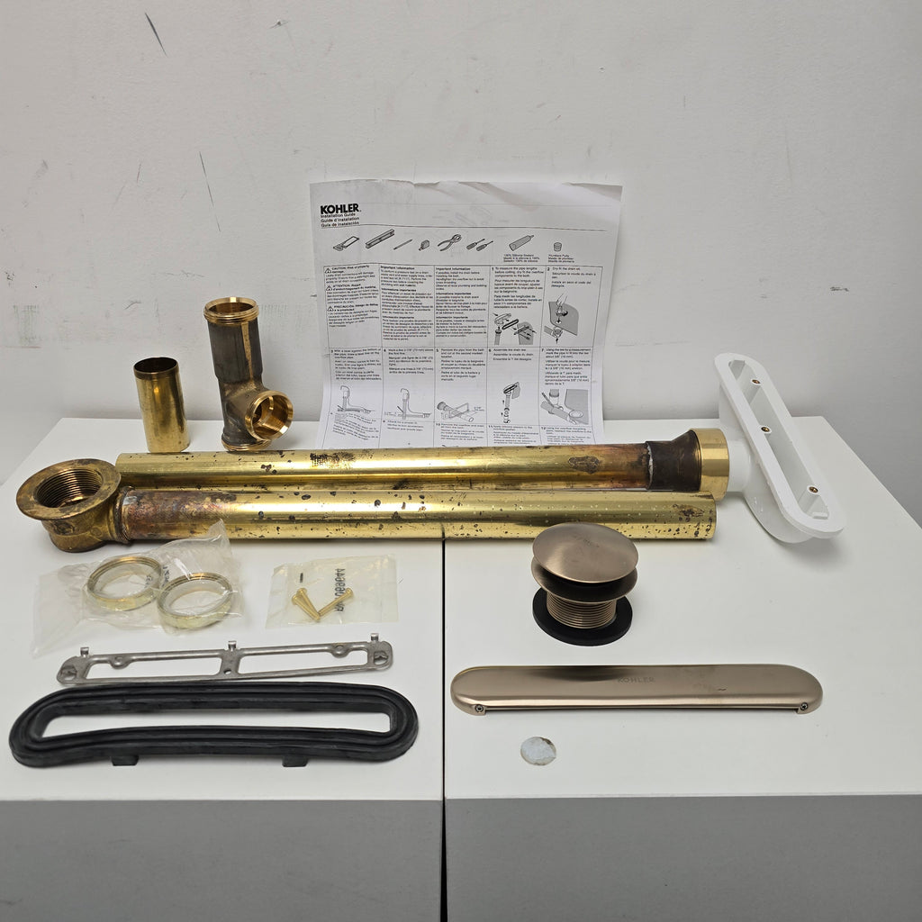 Kohler Clearflo Brass Slotted Overflow Bath Drain (7271 -BV)