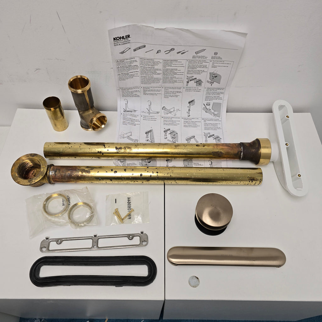 Kohler Clearflo Brass Slotted Overflow Bath Drain (7271 -BV)