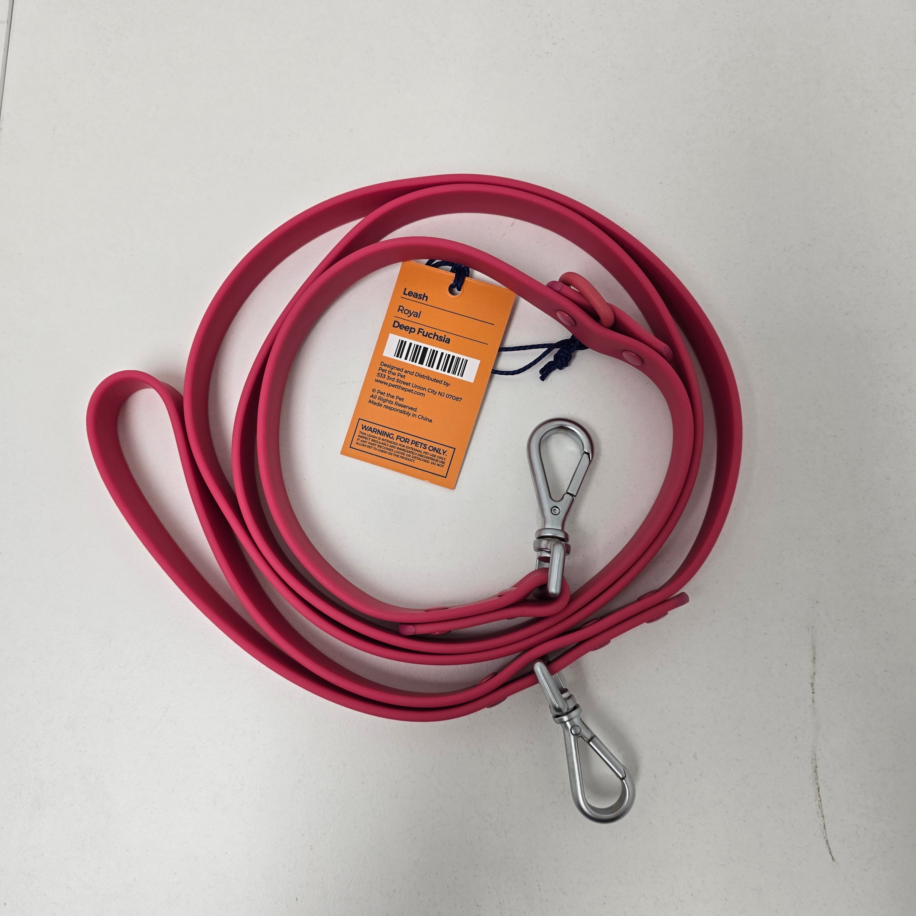 Silicone leash Pet the Pet brand for dogs and cats