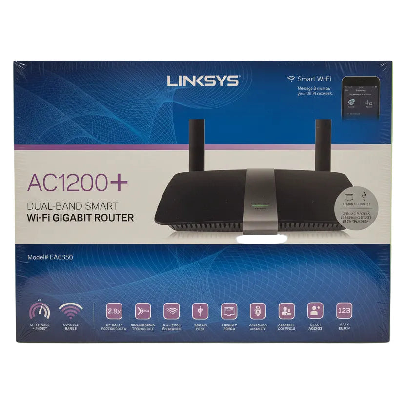 linksys ac1200 dual band wifi router (ea6350)