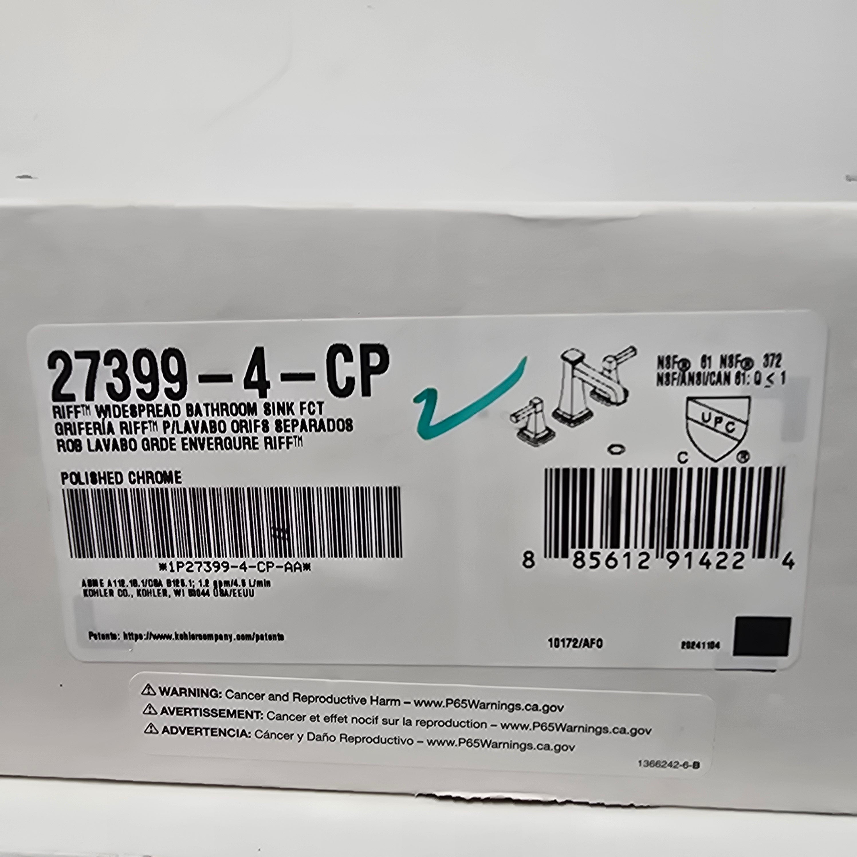 Kohler Bathroom Sink Faucets Faucet (K-27399-4-CP)