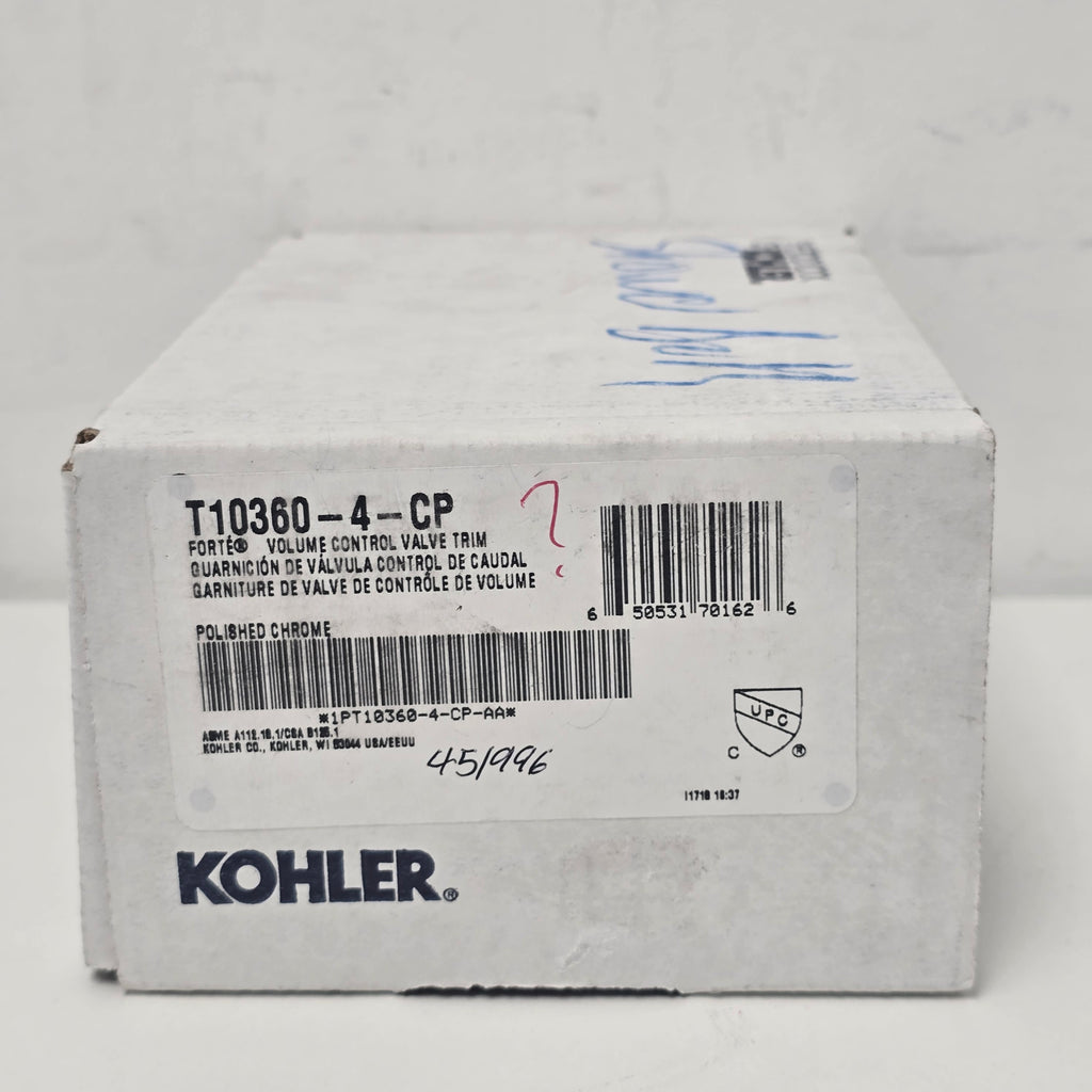 Kohler Forté MasterShower Volume Control Valve Trim  K-T10360-4-CP