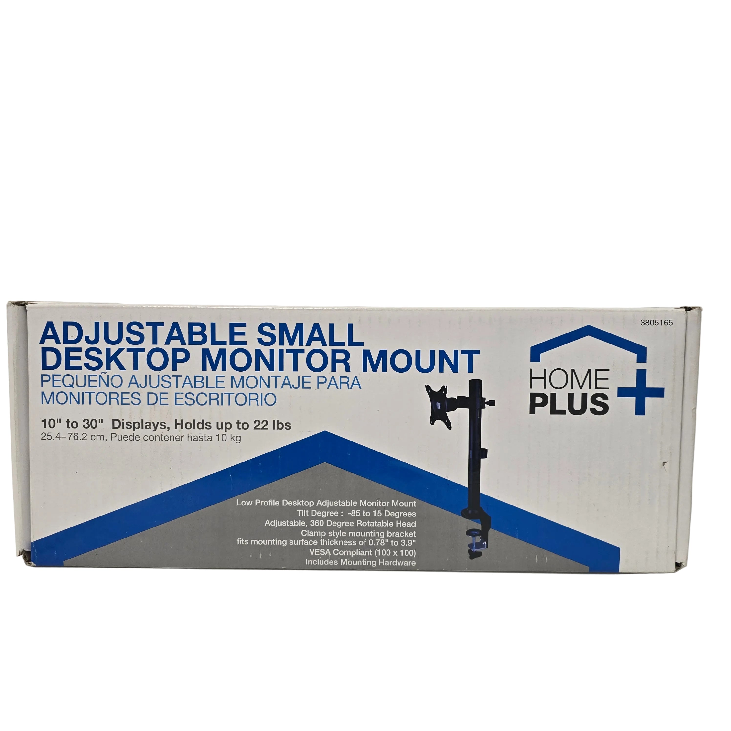 Home Plus Adjustable Small Desktop Monitor Mount (3805165)