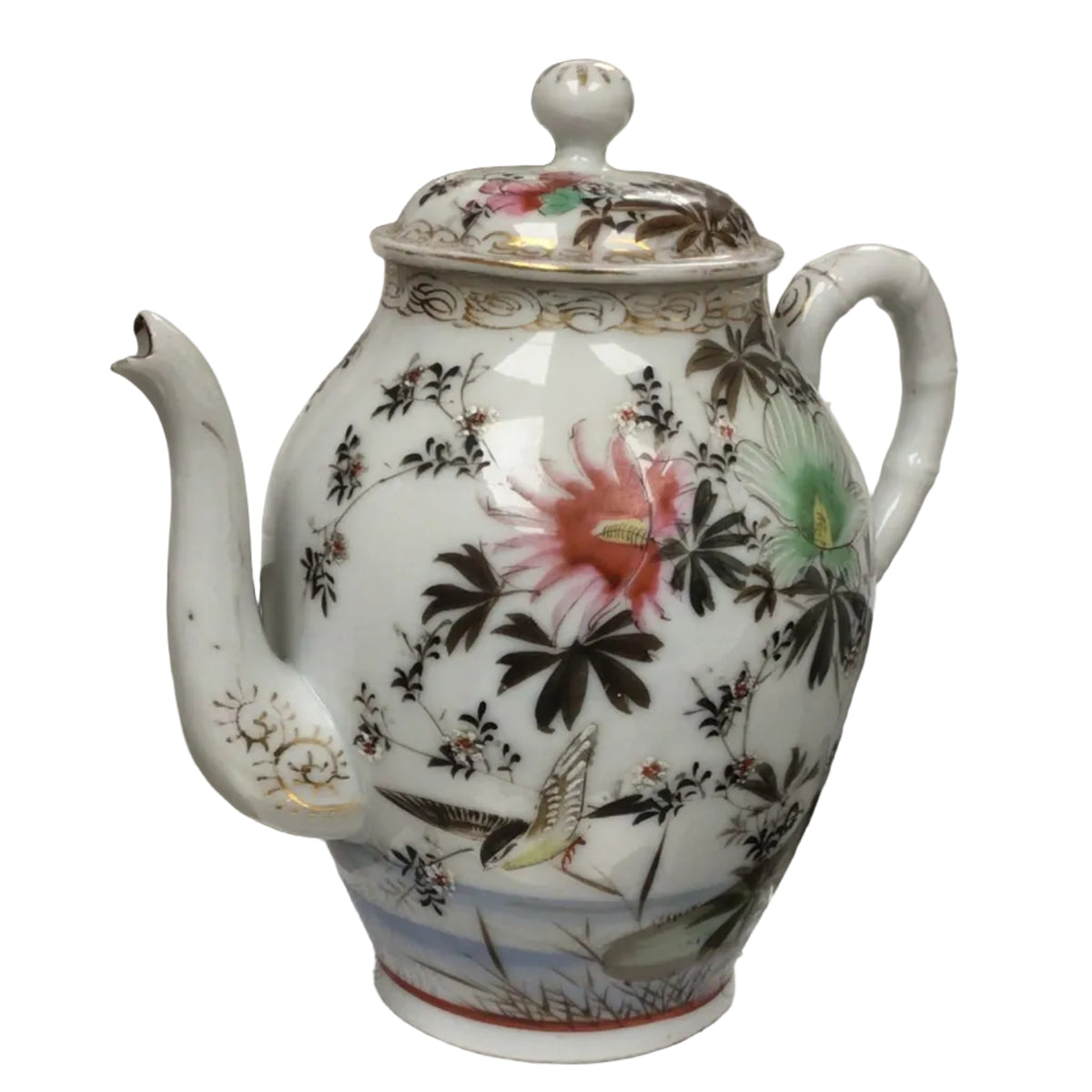 Vintage Japanese Porcelain Teapot