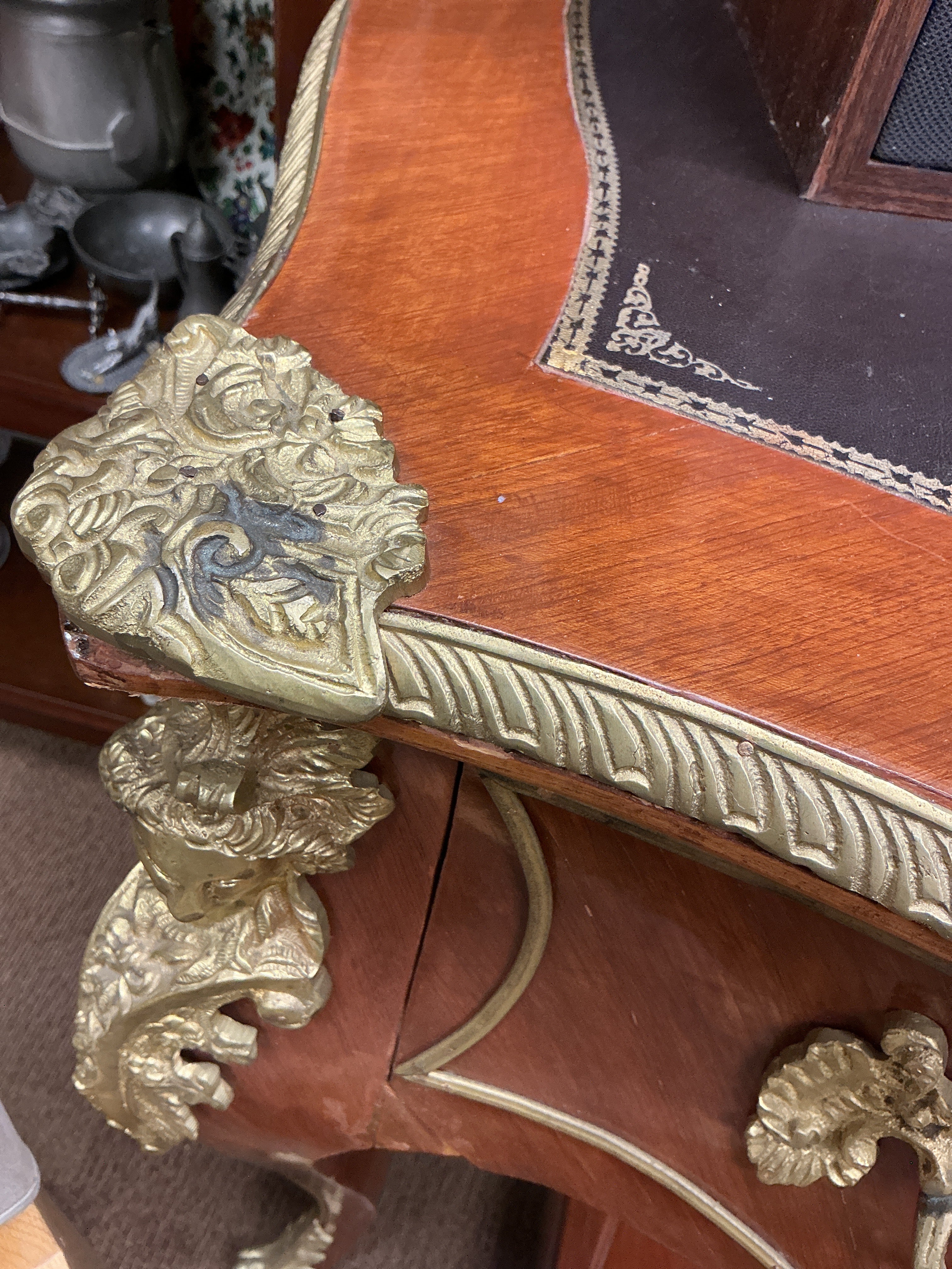 Louis xv style writing desk