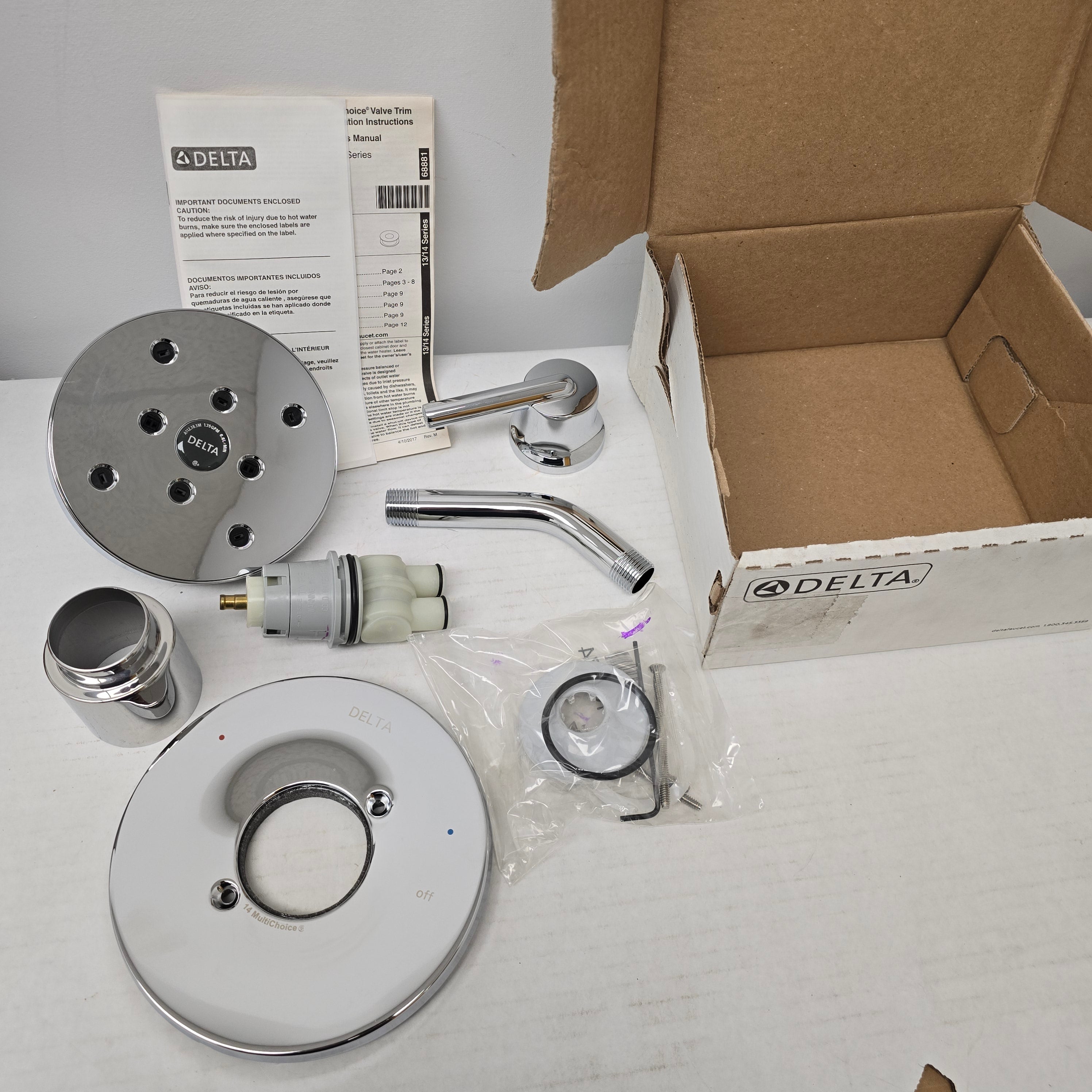 Delta Monitor® 14 Series H2Okinetic® Shower Trim  T14259