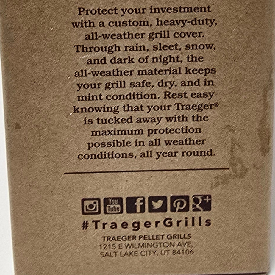 Traeger Pro 780 Full-Length Grill Cover (BAC504)