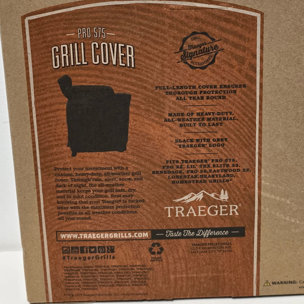 Traeger Pro 575/22 Full-Length Grill Cover (BAC503)