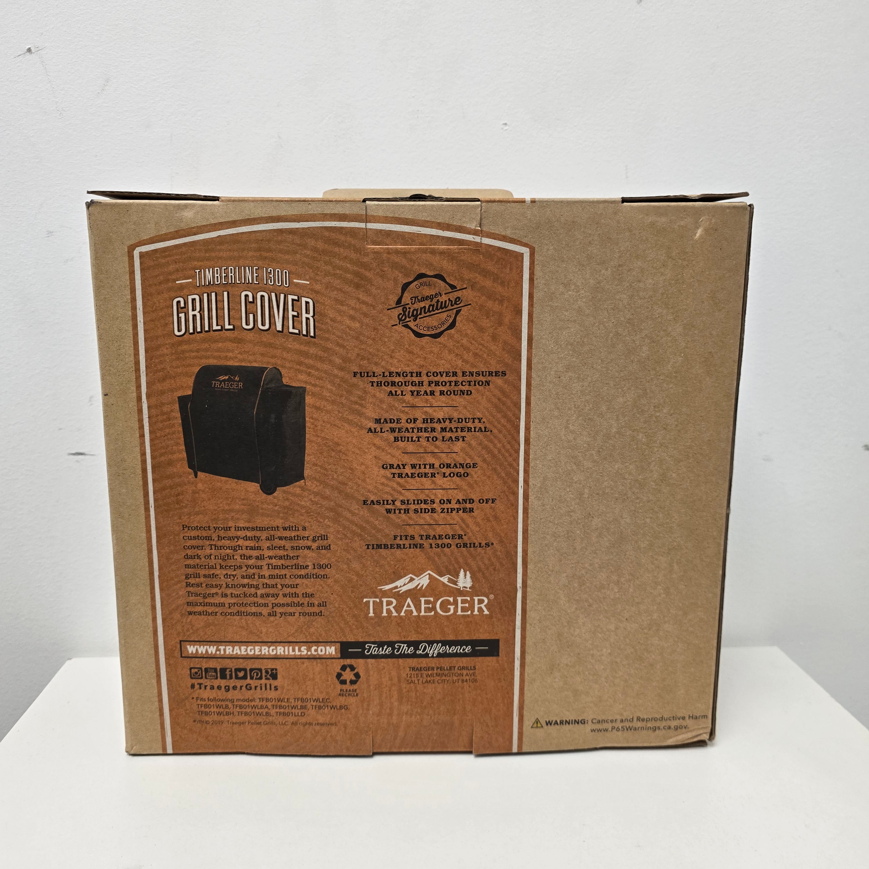 Traeger Timberline 1300 Full-Length Grill Cover (BAC360)