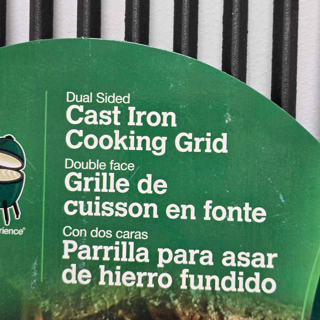 Big Green Egg Dual Sided Cast Iron Cooking Grid Medium (126405)