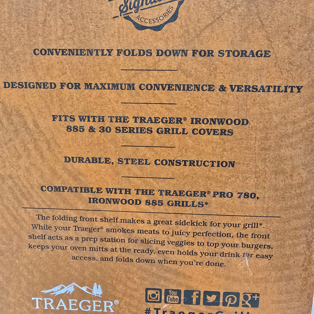 Traeger Pro 780/ Ironwood 885 Front Folding Shelf BAC442