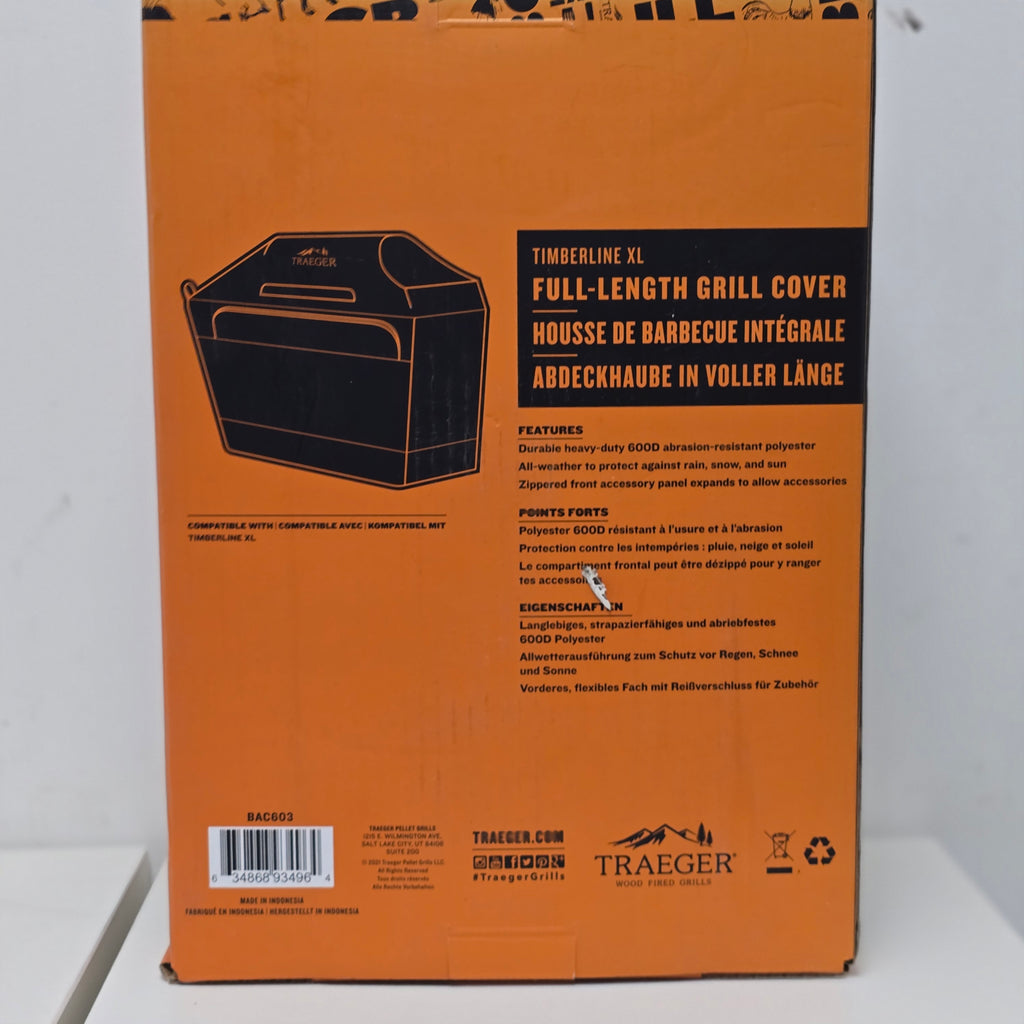 Traeger Timberline Xl Full-Length Grill Cover (BAC603)