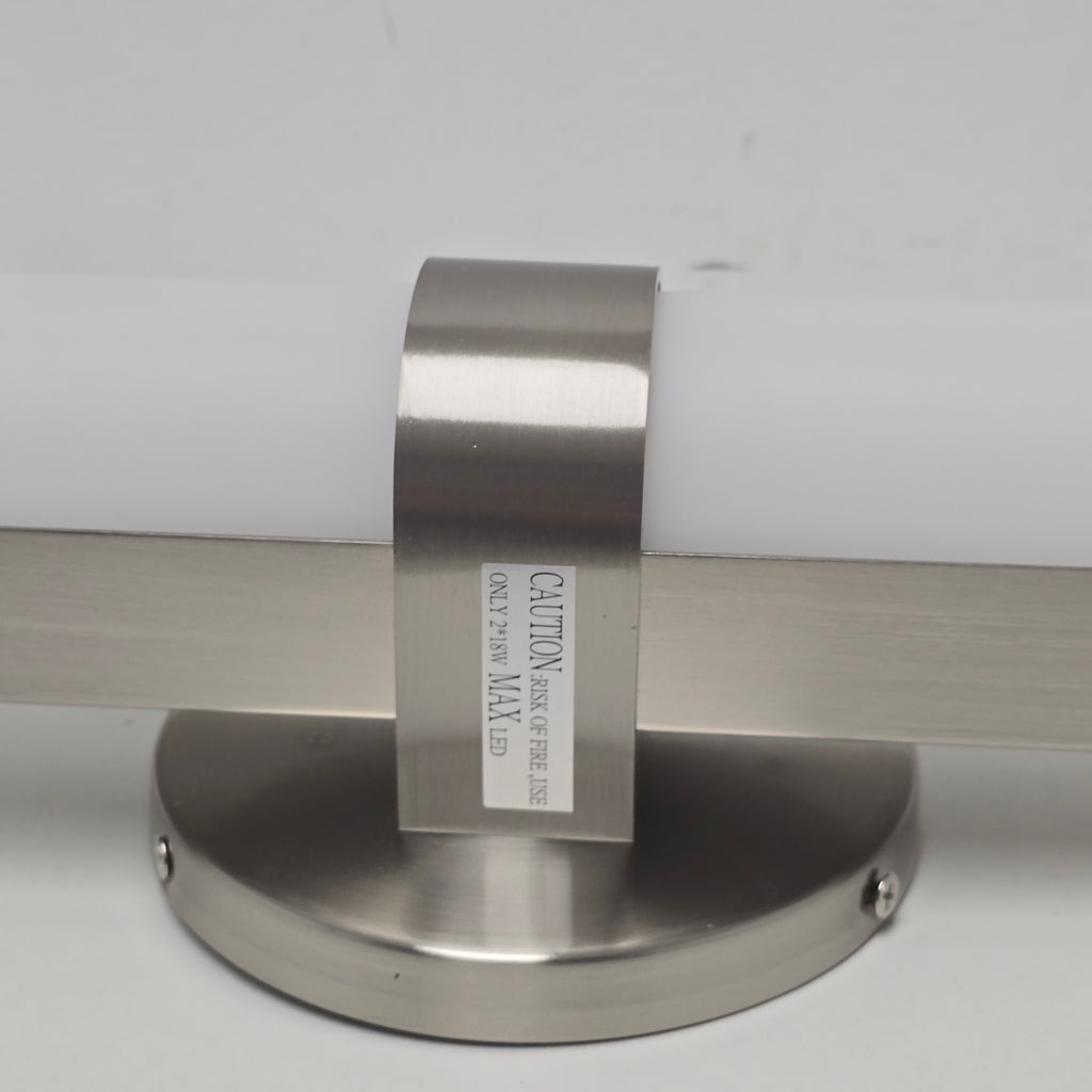 Satco Nuvo Bond LED 6 inch Brushed Nickel Vanity Light Wall Light  62-734