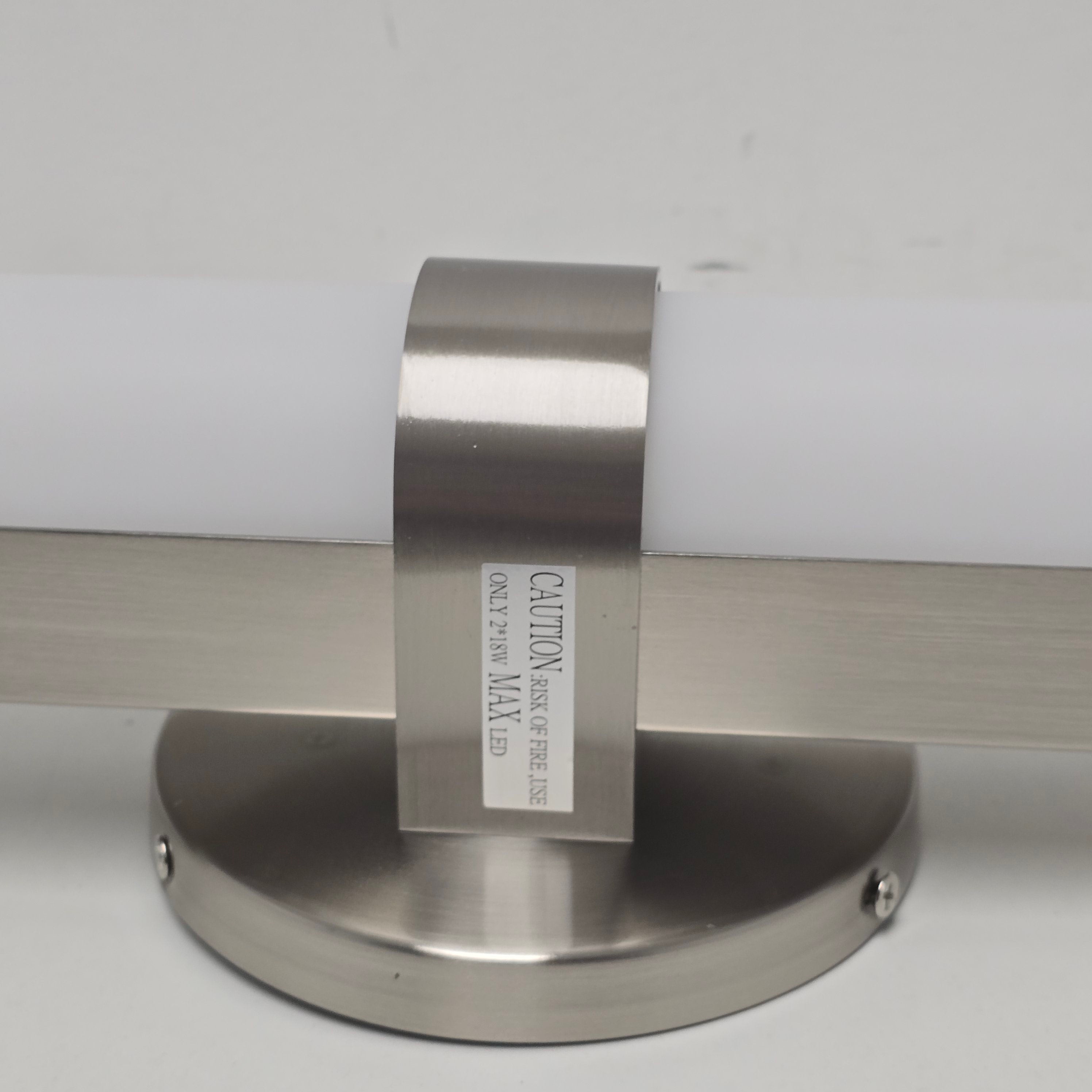 Satco Nuvo Bond LED 6 inch Brushed Nickel Vanity Light Wall Light  62-734