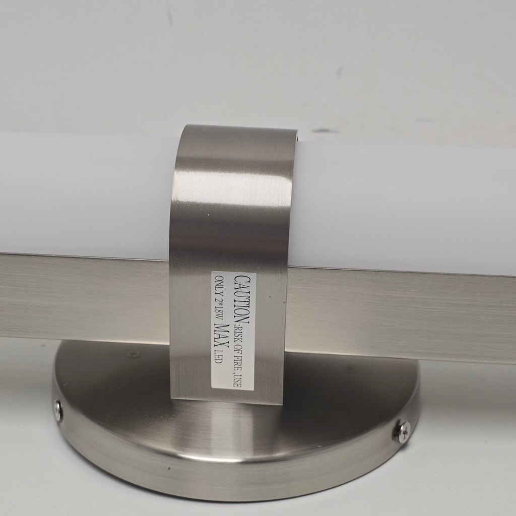 Satco Nuvo Bond LED 6 inch Brushed Nickel Vanity Light Wall Light  62-734