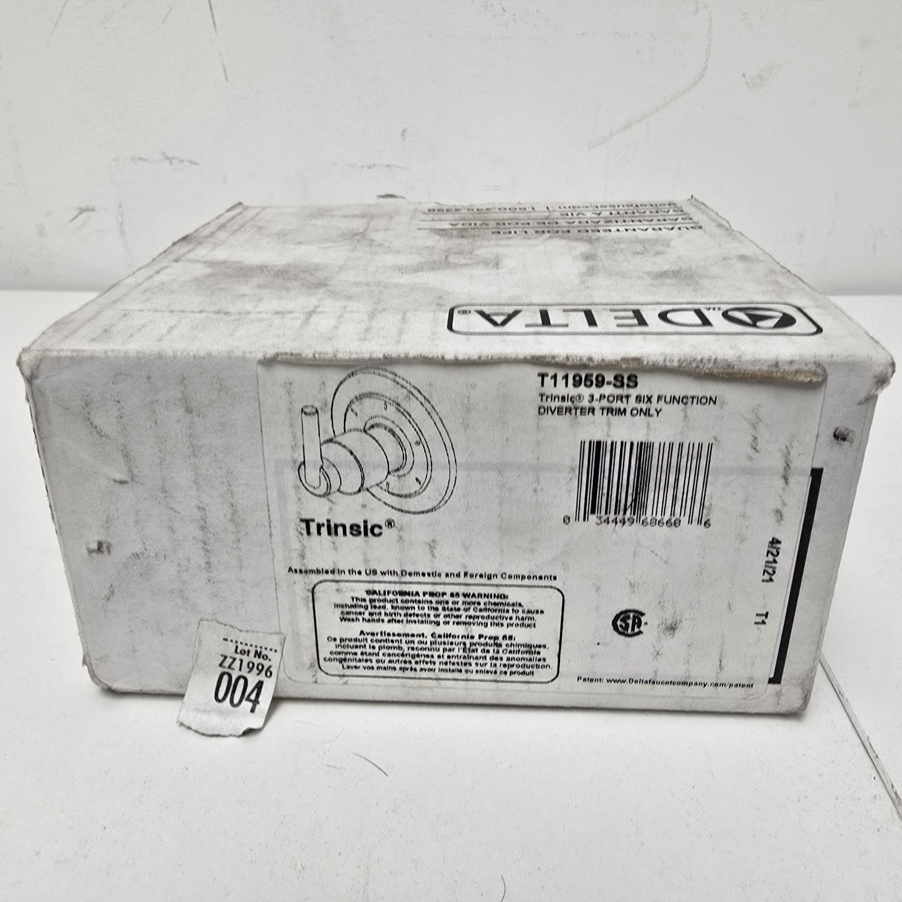 Delta Trinsic 3-Port Six Function Diverter Trim-Only (T11959-SS)