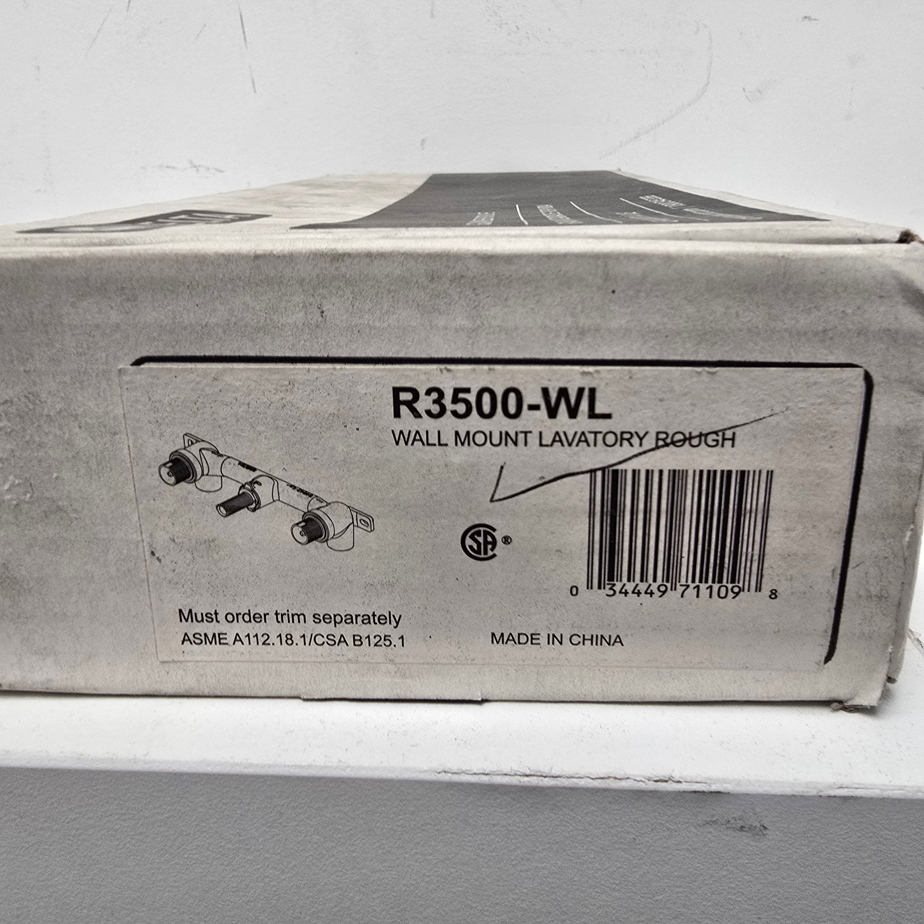 Delta Two Handle Wall Mount Lavatory Rough R3500-WL