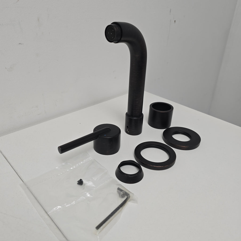 Delta Single Handle Wall Mount Bathroom Faucet Trim, Venetian Bronze (T3559LF-RBWL)