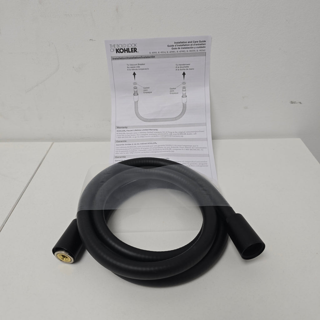 Kohler Awaken 60 Inch Shower Hose Black (45982-BL)