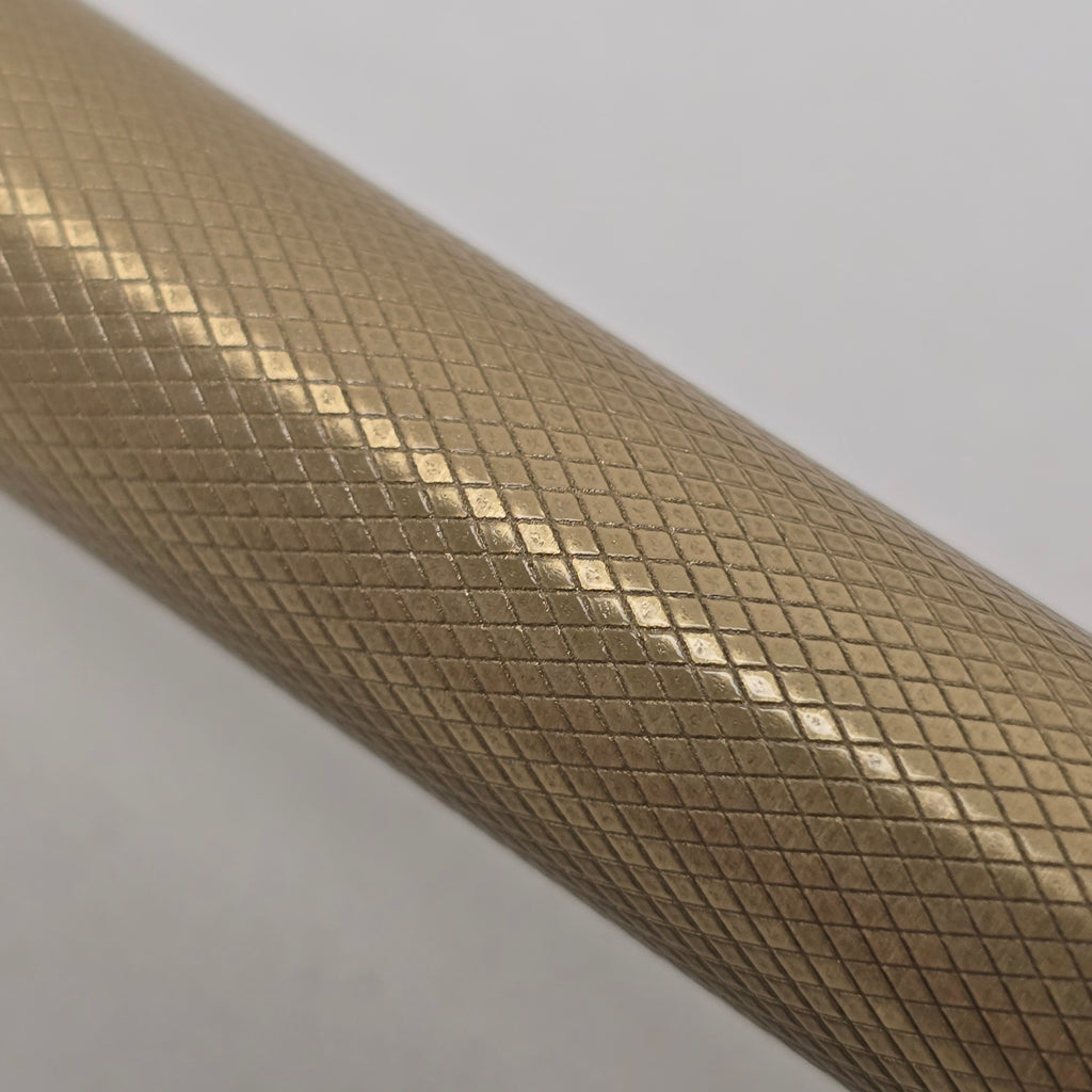 Schoolhouse Solid Brass Knurled Drawer Pull 4" NB (132620)