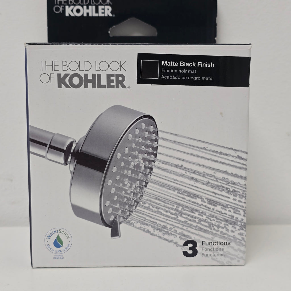Kohler Awaken G90 Multifunction Showerhead Black (72418-BL)