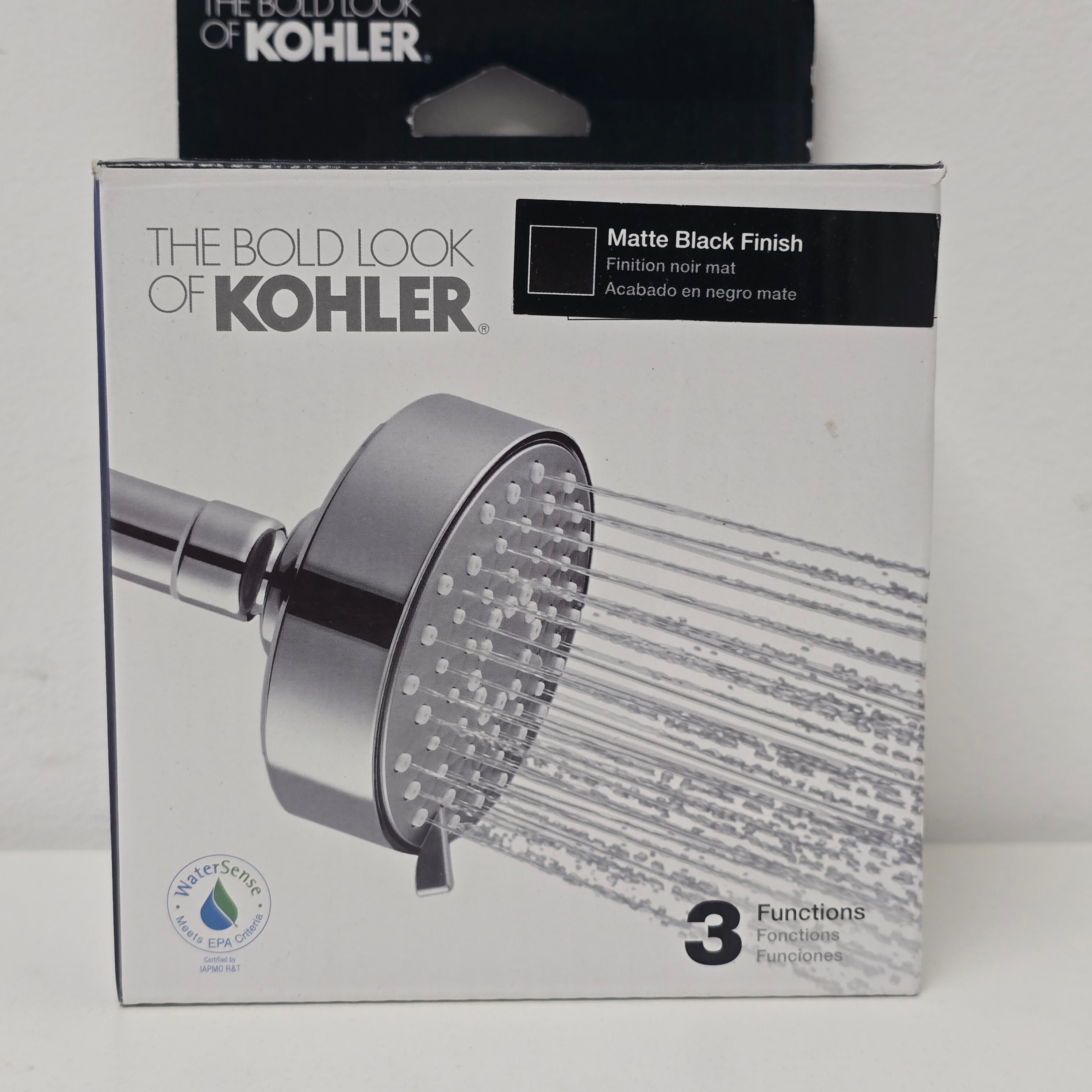 Kohler Awaken G90 Multifunction Showerhead Black (72418-BL)