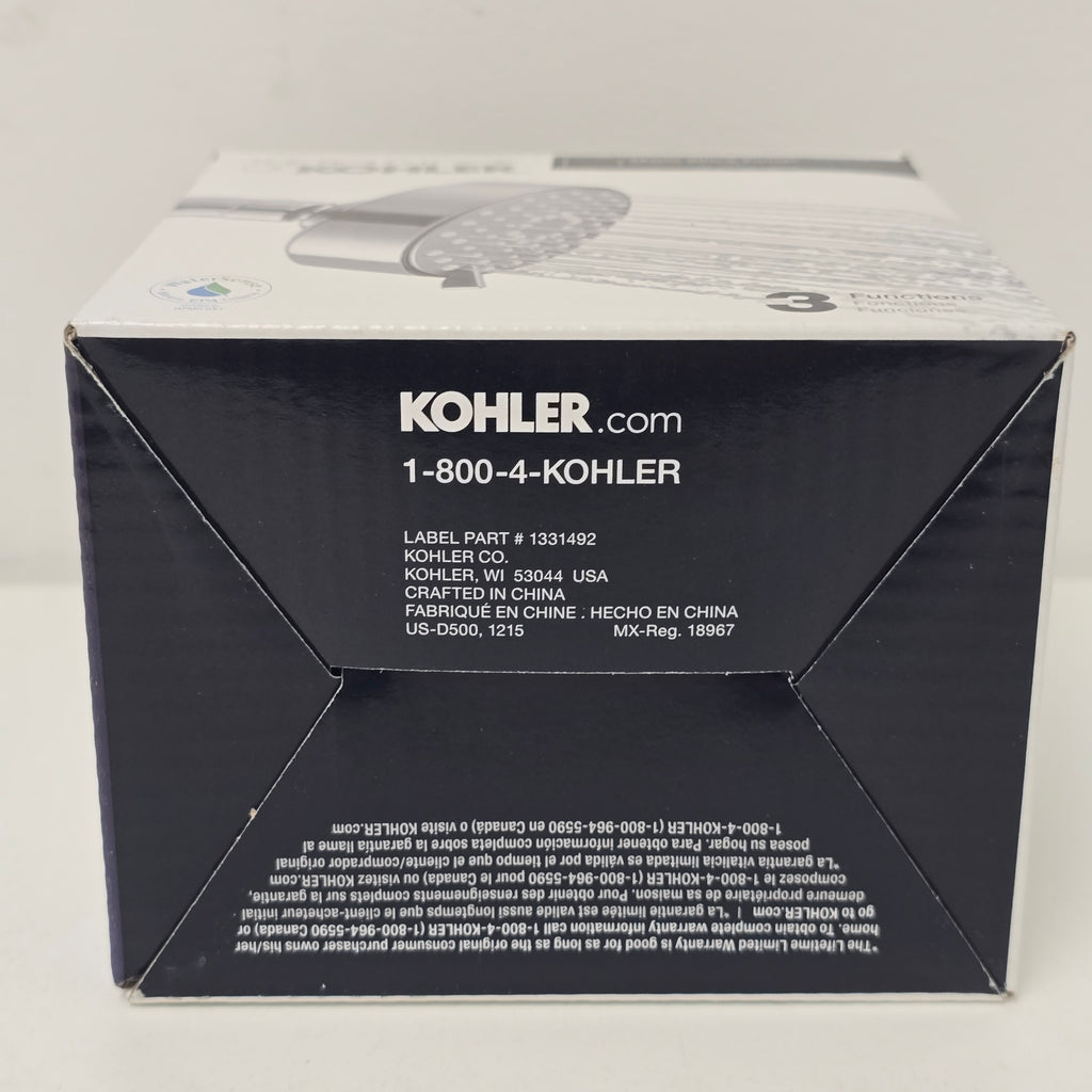 Kohler Awaken G90 Multifunction Showerhead Black (72418-BL)
