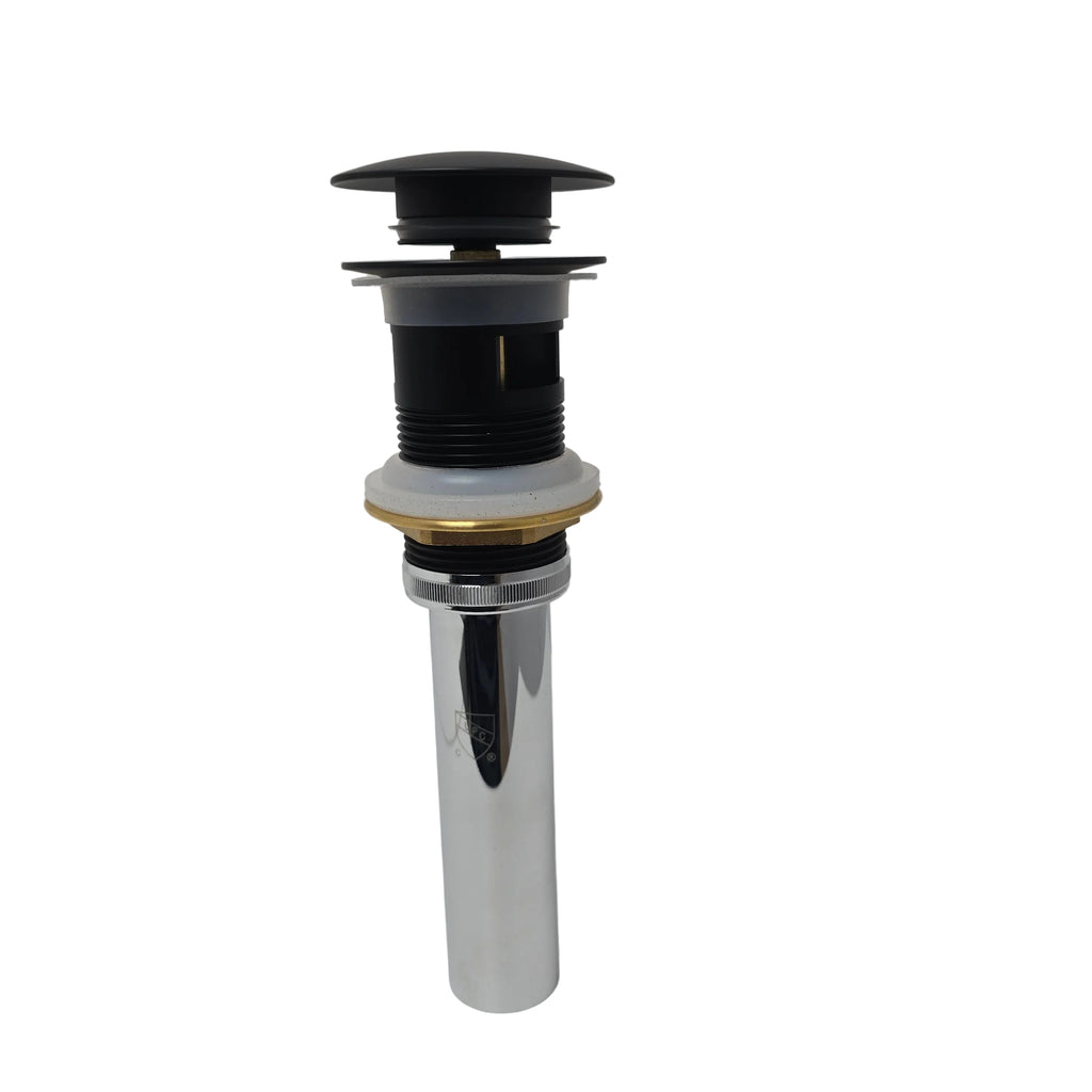 Vigo Bathroom Sink Pop Up Drain With Overflow (VG16002MB)