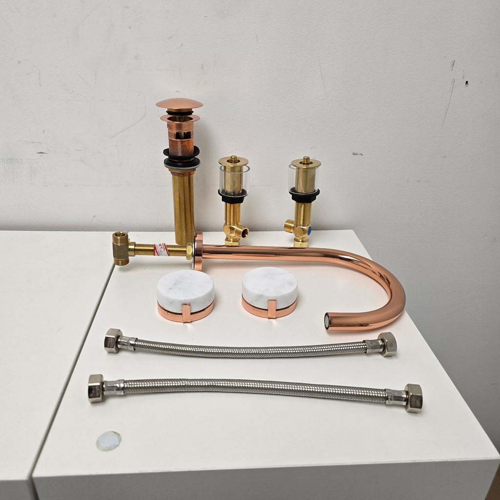 Watermark Elements Bathroom Faucet Polished Copper 21-2-E2CA-APB/APB