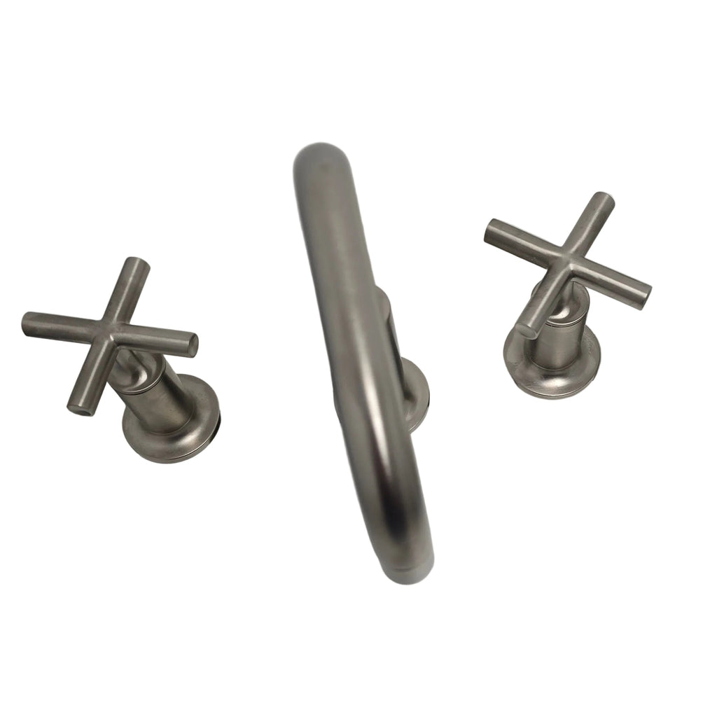 Kohler Purist Widespread bathroom sink faucet with Lever handles (K-14406-4-BN) needs dimensions