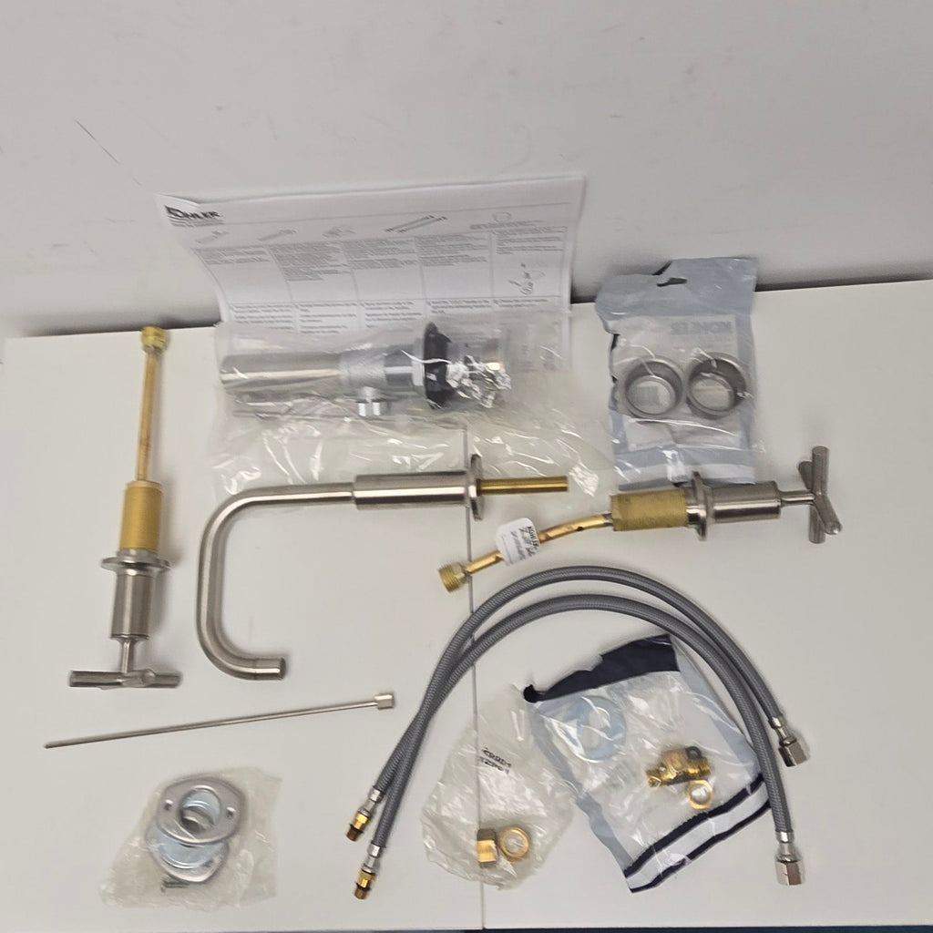 Kohler Purist Widespread bathroom sink faucet with Lever handles (K-14406-4-BN) needs dimensions
