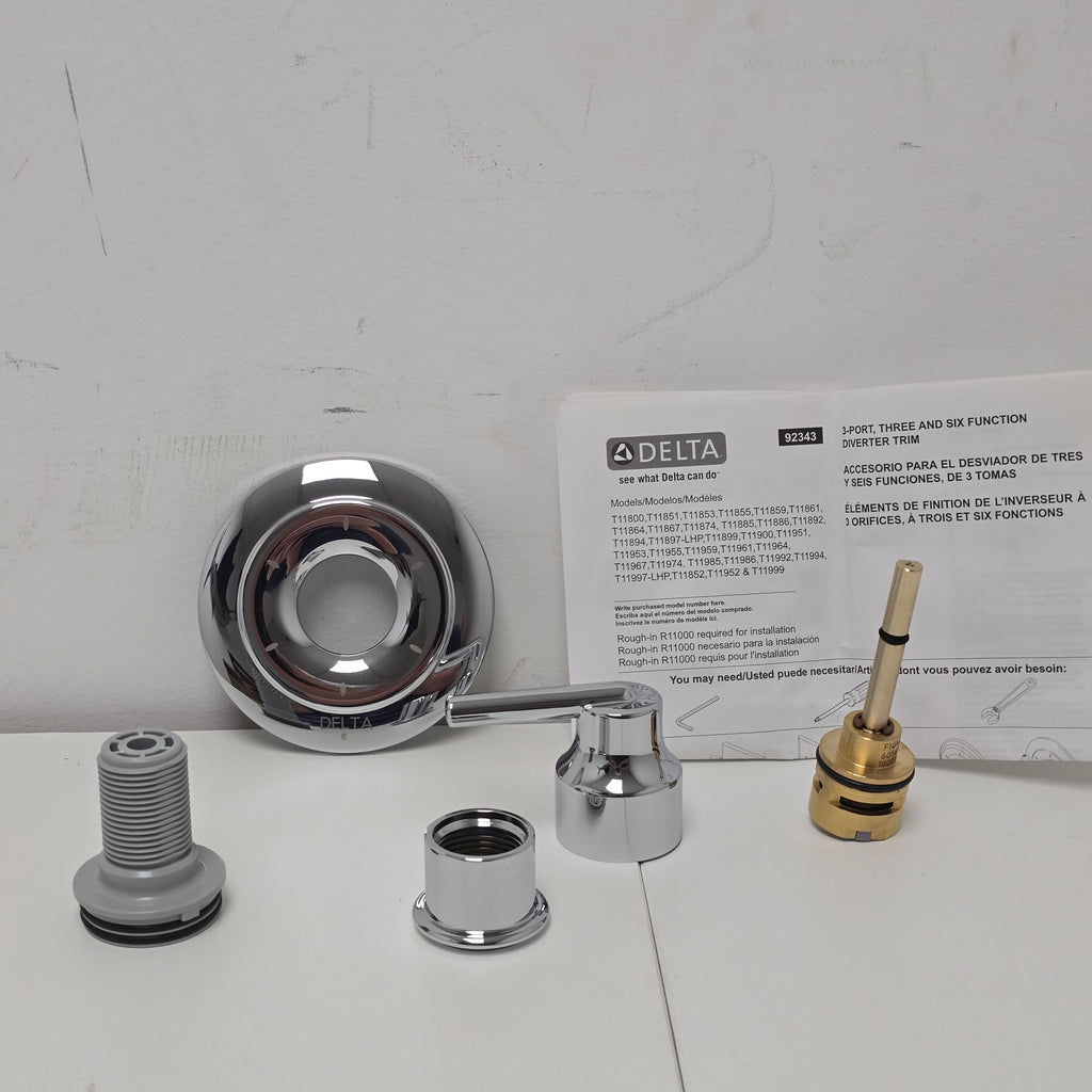Delta Trinsic 3-Port Six Function Diverter Trim-Only Chrome (T11959)