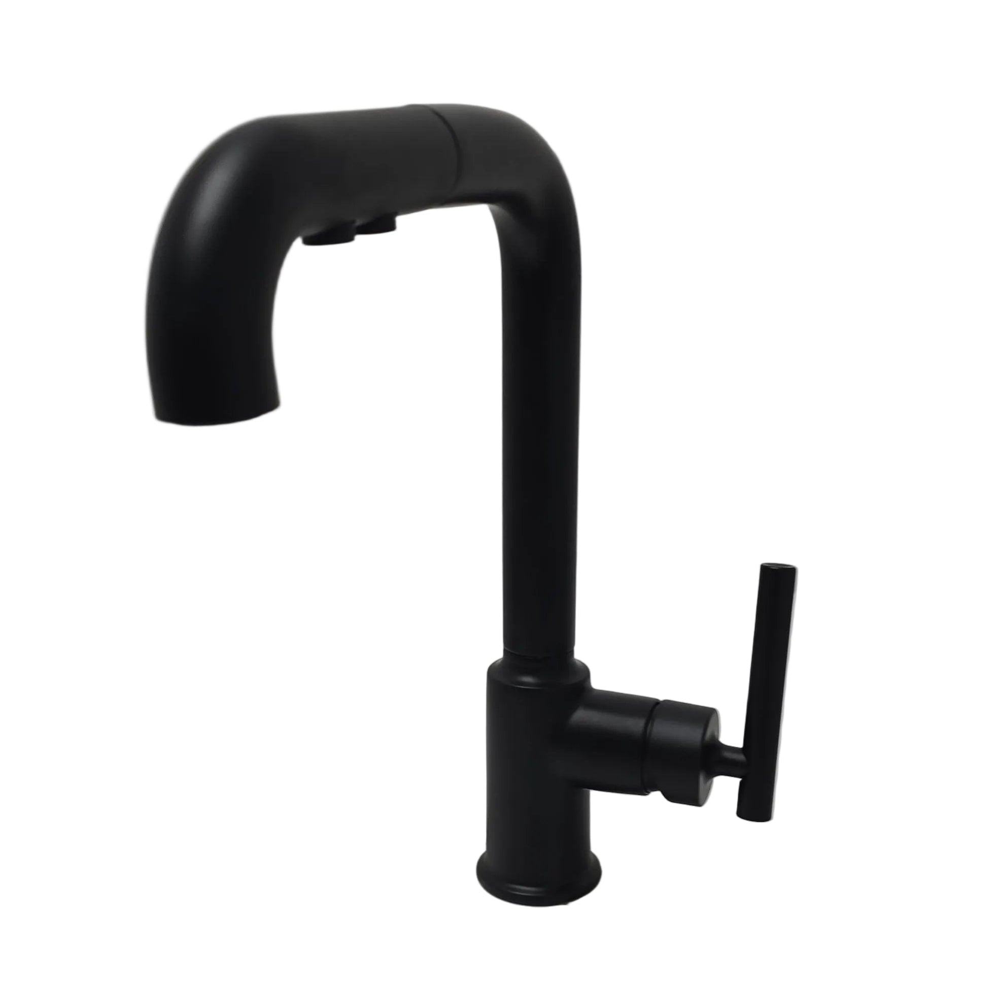 Kohler Purist Pull-out kitchen sink faucet with three-function sprayhead (K-7505-BL)