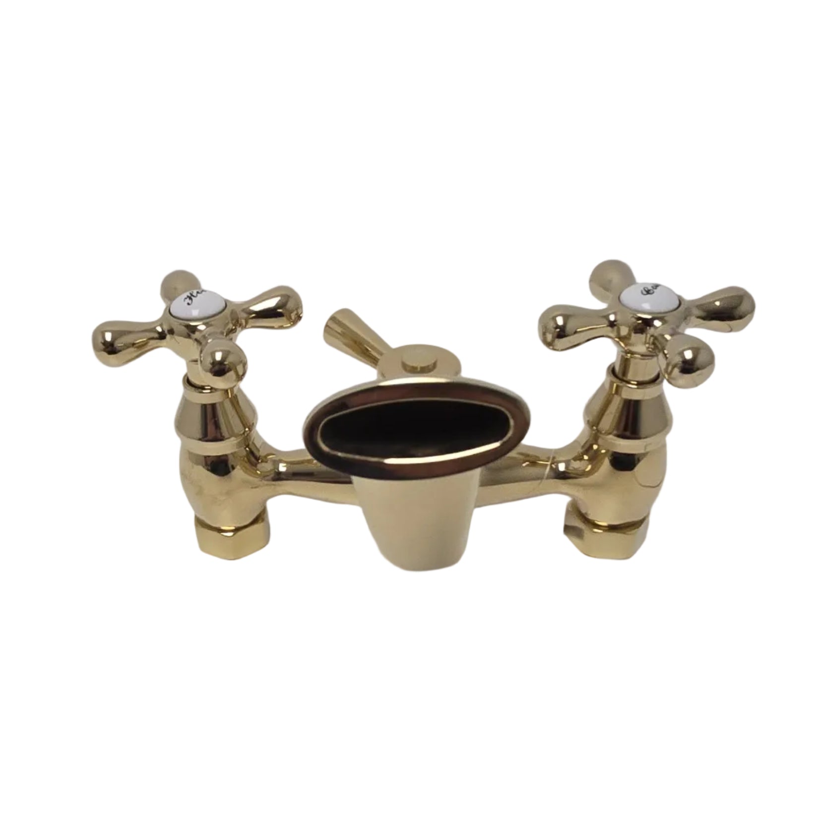 Rohl Kingston Collection Clawfoot Tub Faucet with Hand Shower (KS266PB)