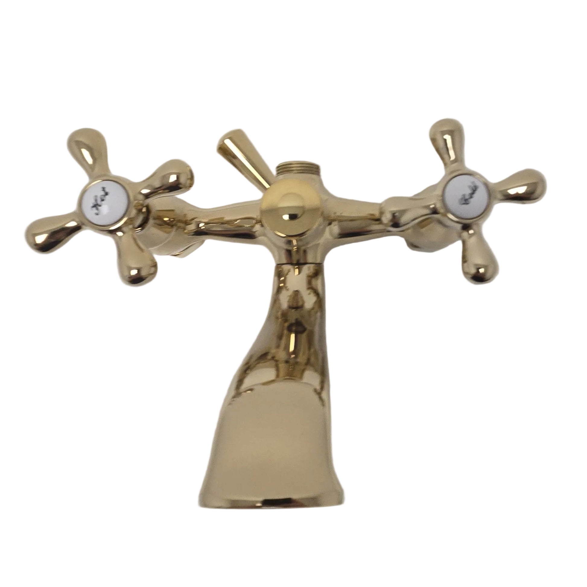 Rohl Kingston Collection Clawfoot Tub Faucet with Hand Shower (KS266PB)