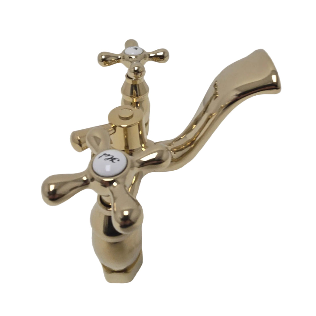 Rohl Kingston Collection Clawfoot Tub Faucet with Hand Shower (KS266PB)
