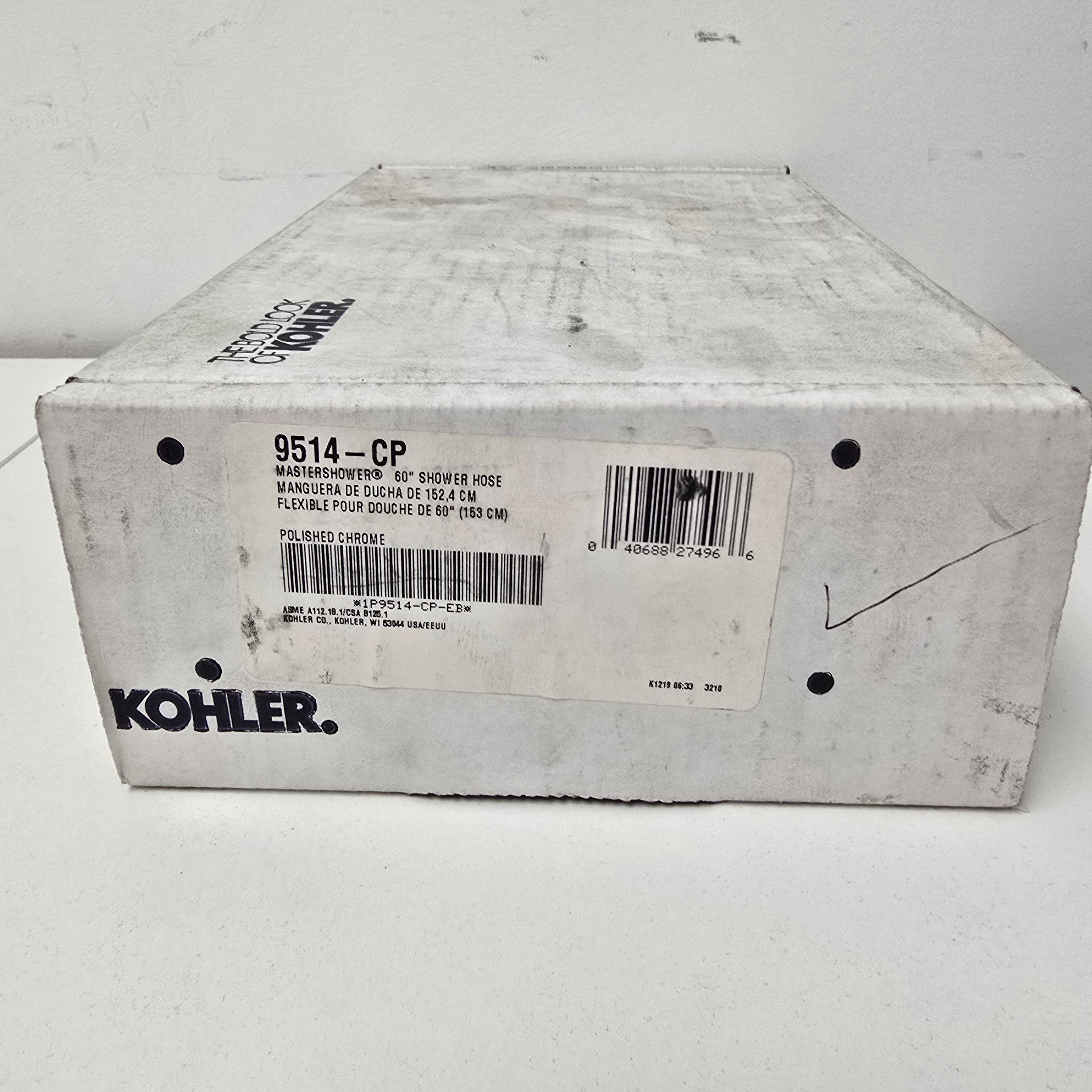 Kohler MasterShower 60" metal shower hose  (K-9514-CP)