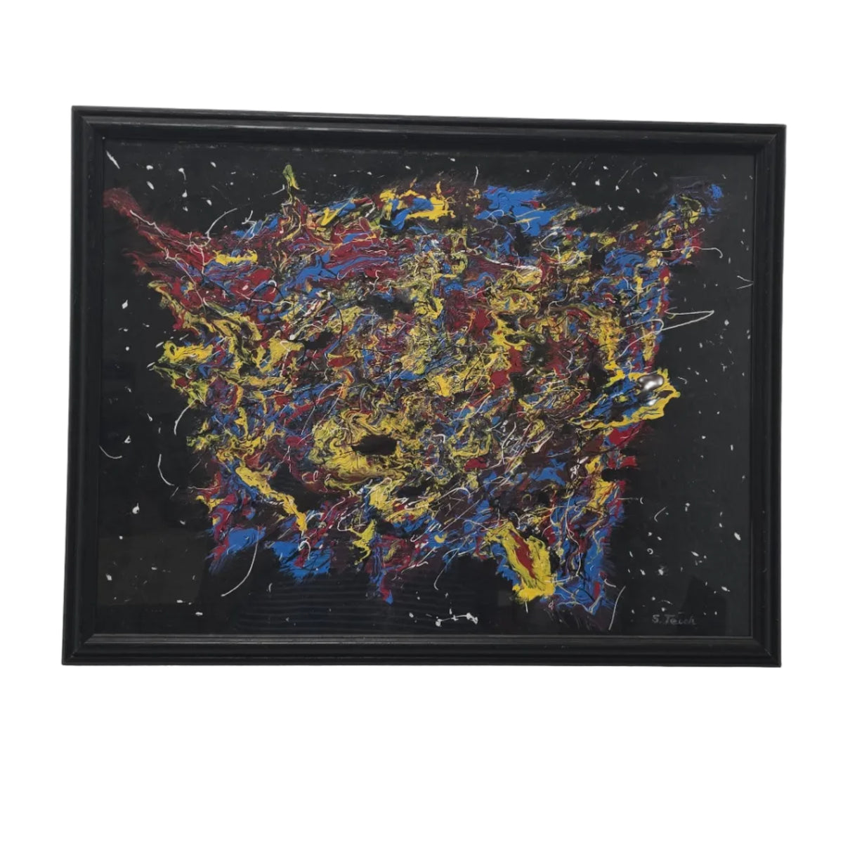 Stan Teich Black Abstract Painting - 2010