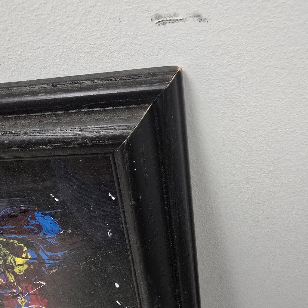 Stan Teich Black Abstract Painting - 2010