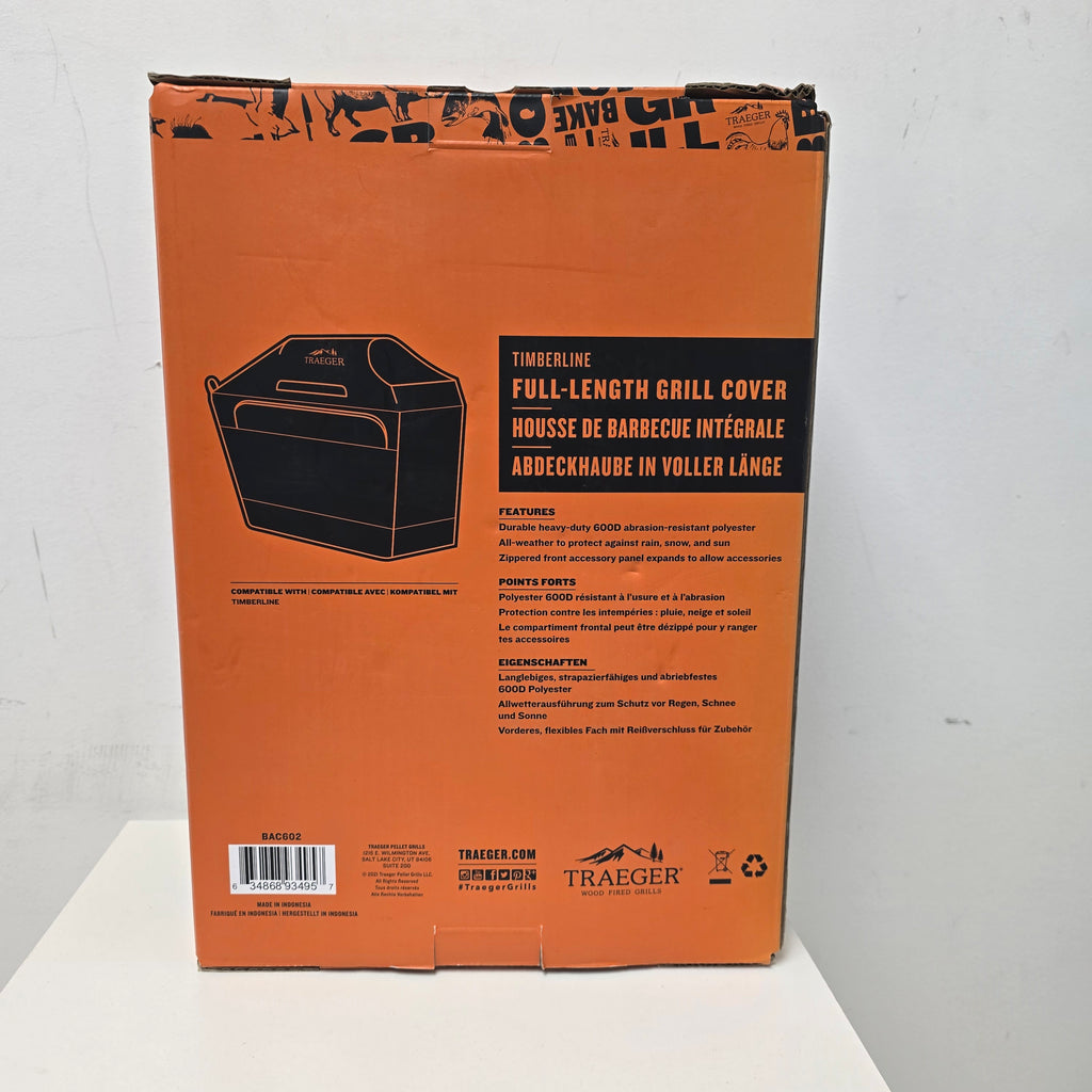 Traeger Timberline Full-Length Grill Cover (BAC602)