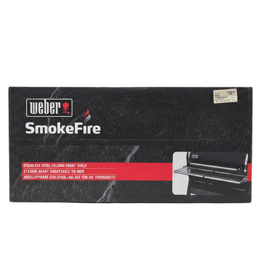 Weber smokefire stainless steel folding front shelf ex6 (7003)