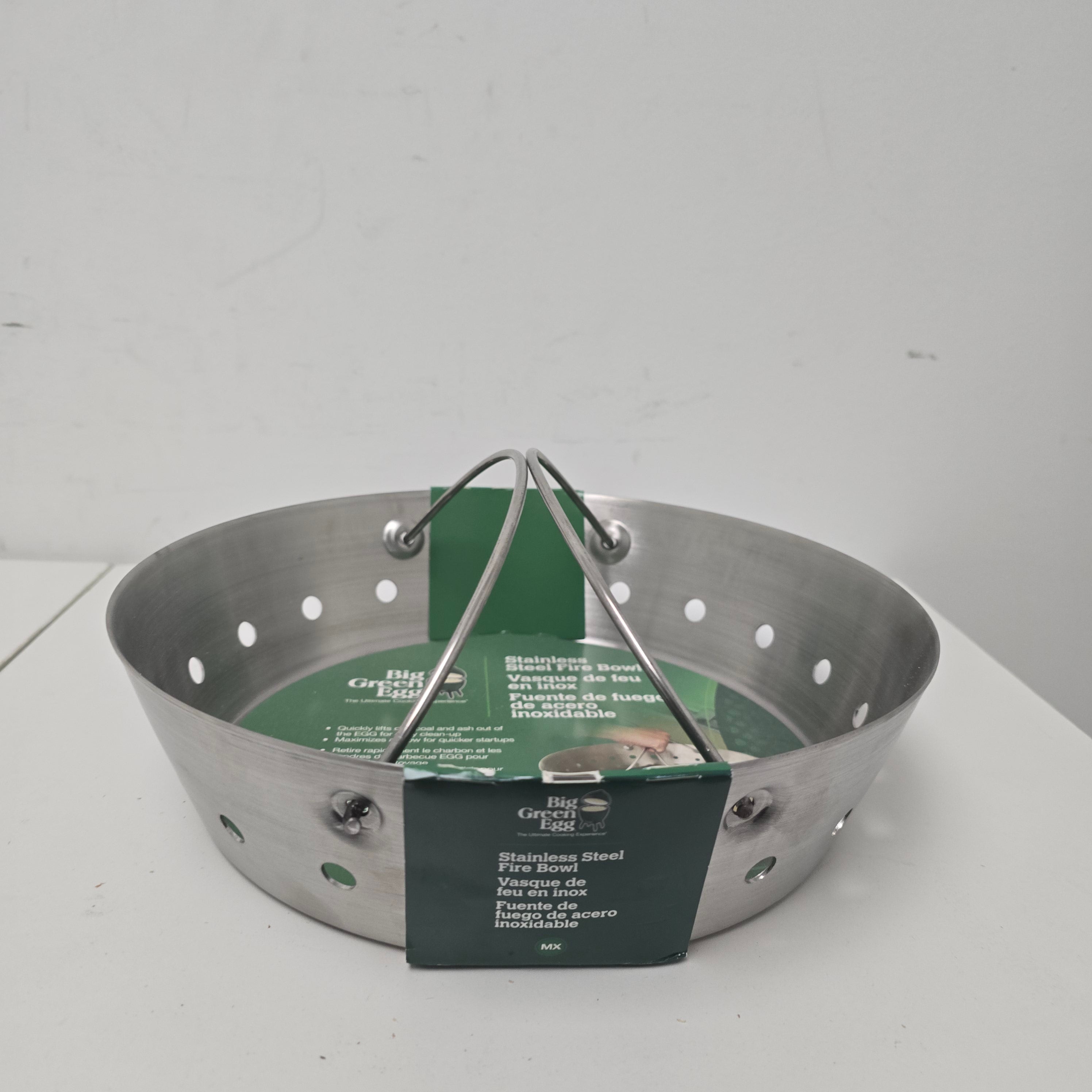 Big Green Egg Stainless Steel Fire Bowl for MX (122650)